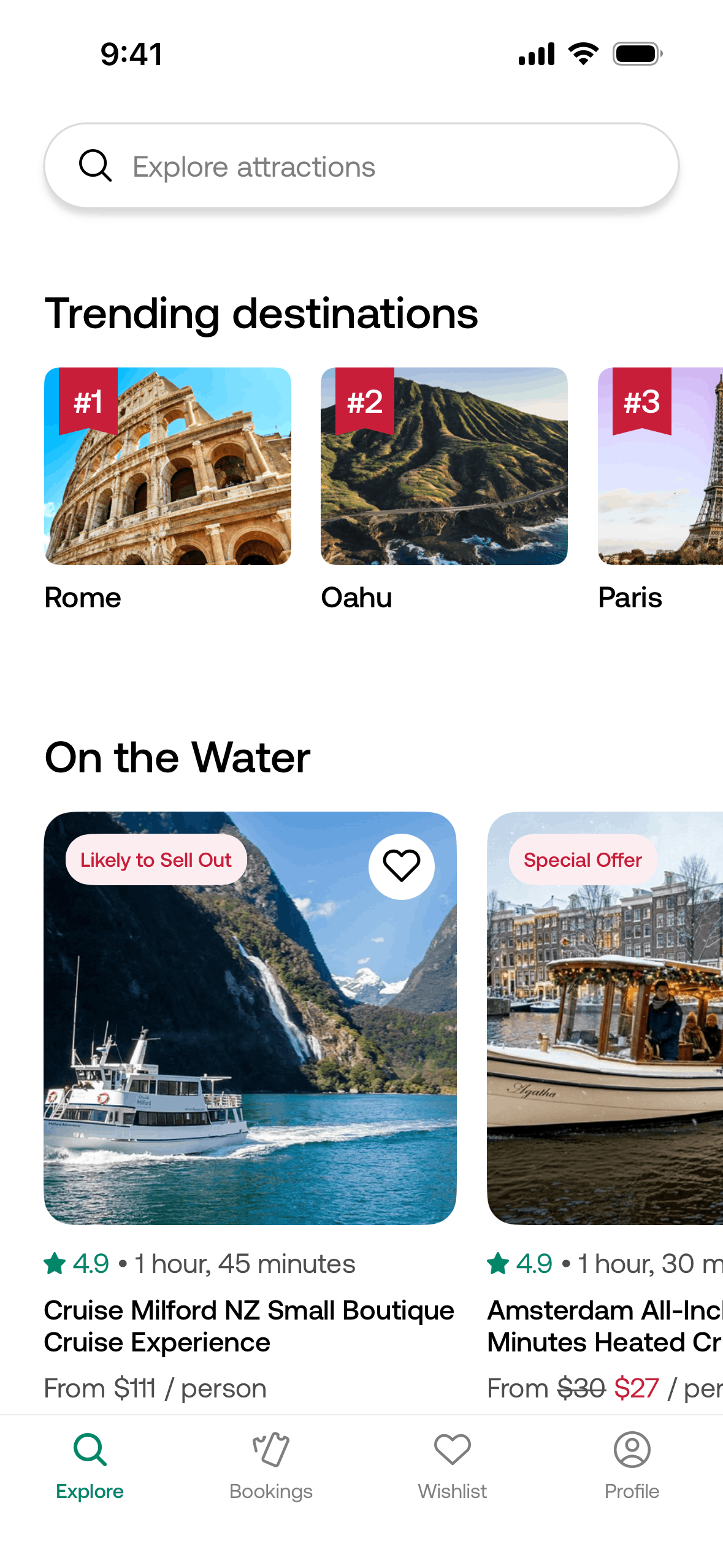 Viator iOS Travel & Transportation interface screenshot 3