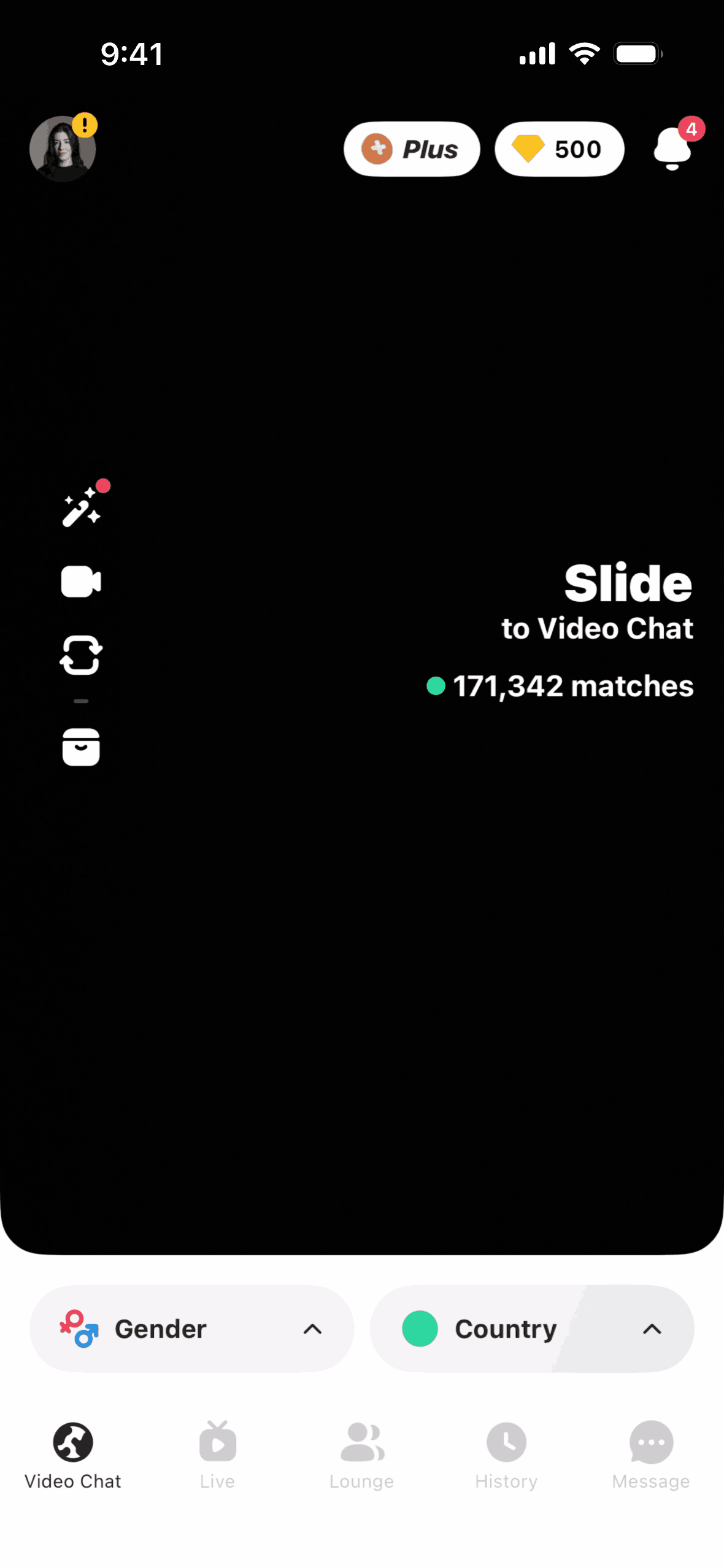 Azar iOS Social Networking interface screenshot 8