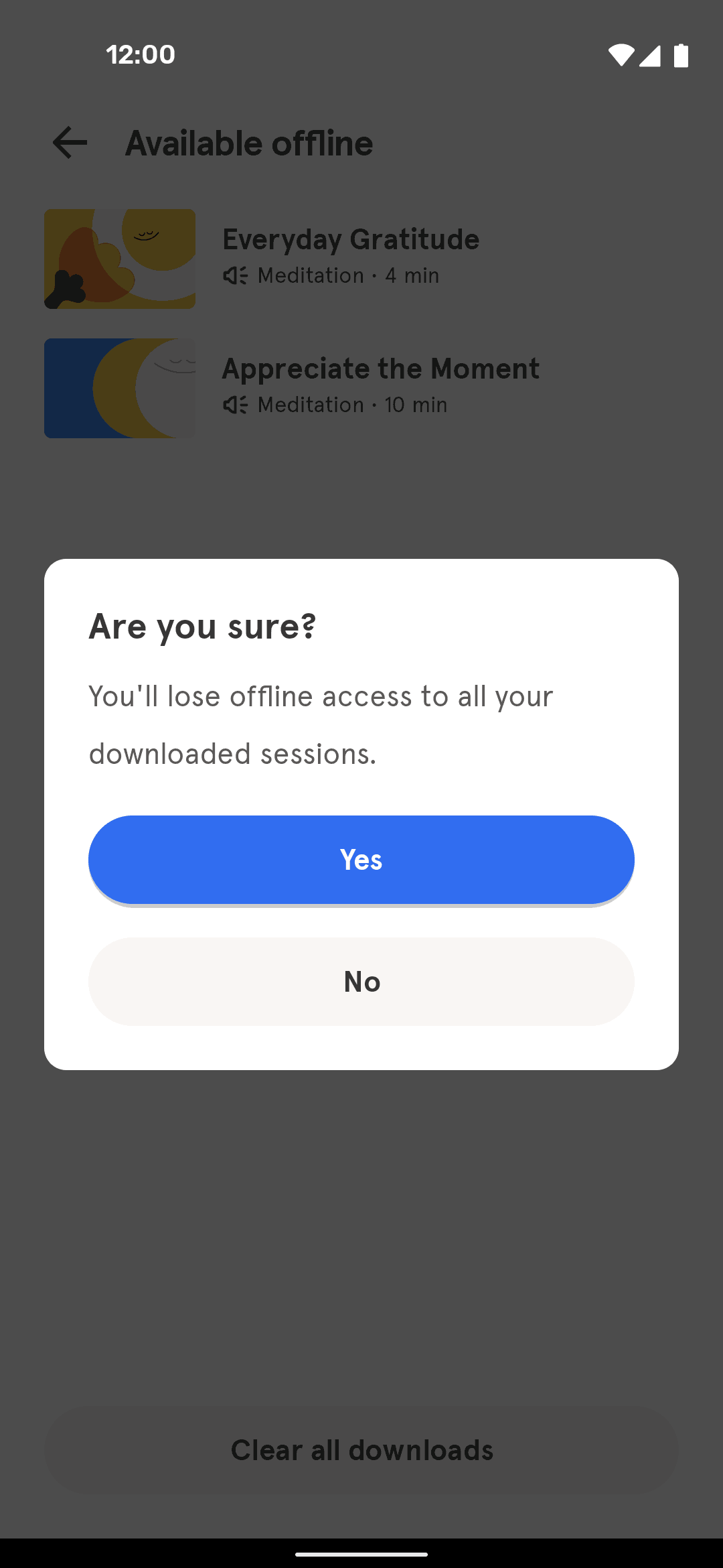 Headspace Android Health & Fitness interface screenshot 24