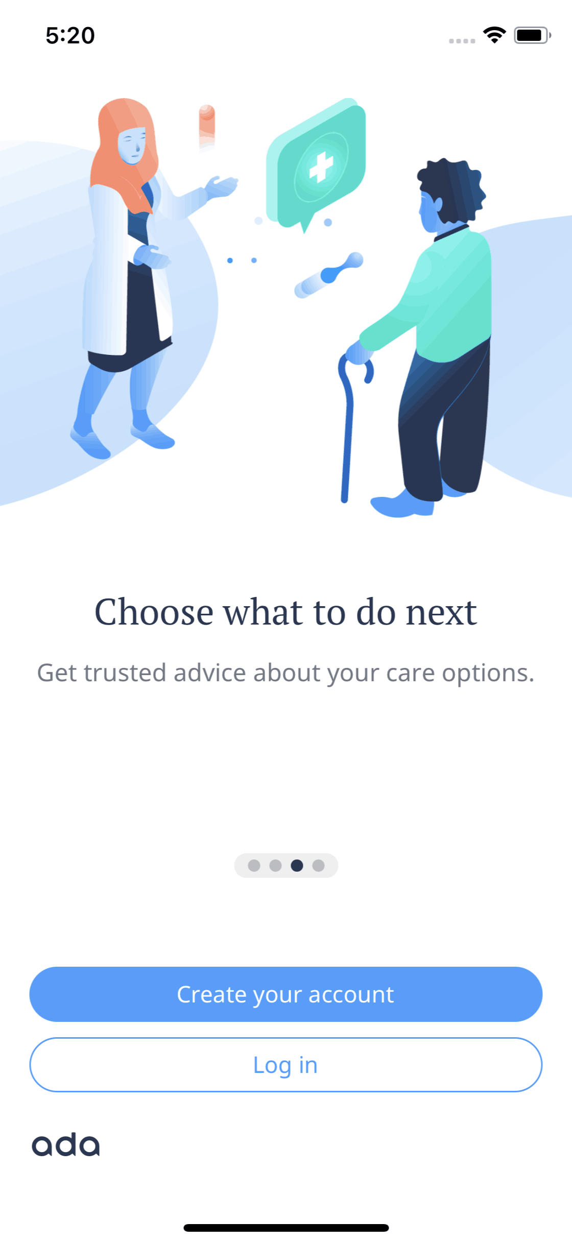 Ada iOS Health & Fitness interface screenshot 9