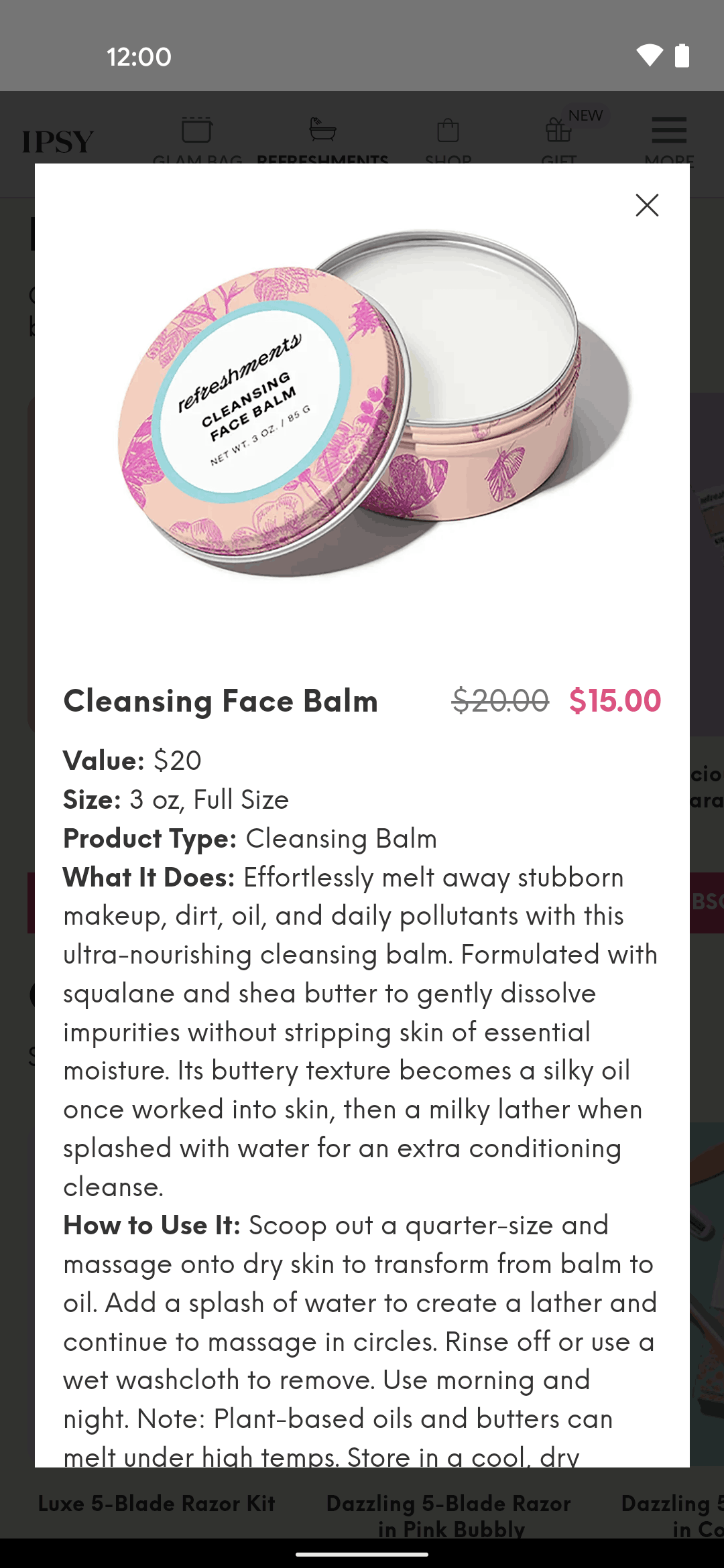 IPSY Android Shopping interface screenshot 11