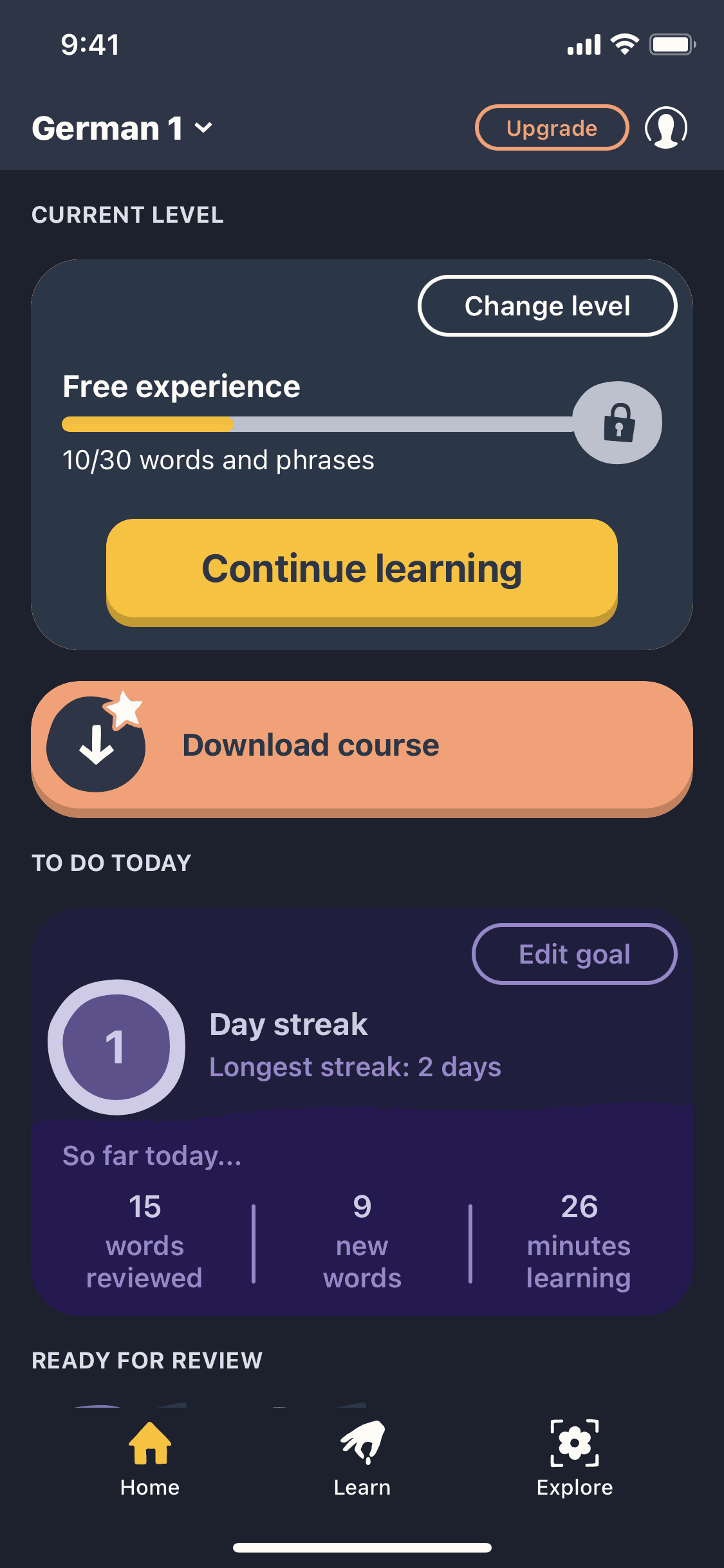 Memrise iOS Education interface screenshot 13