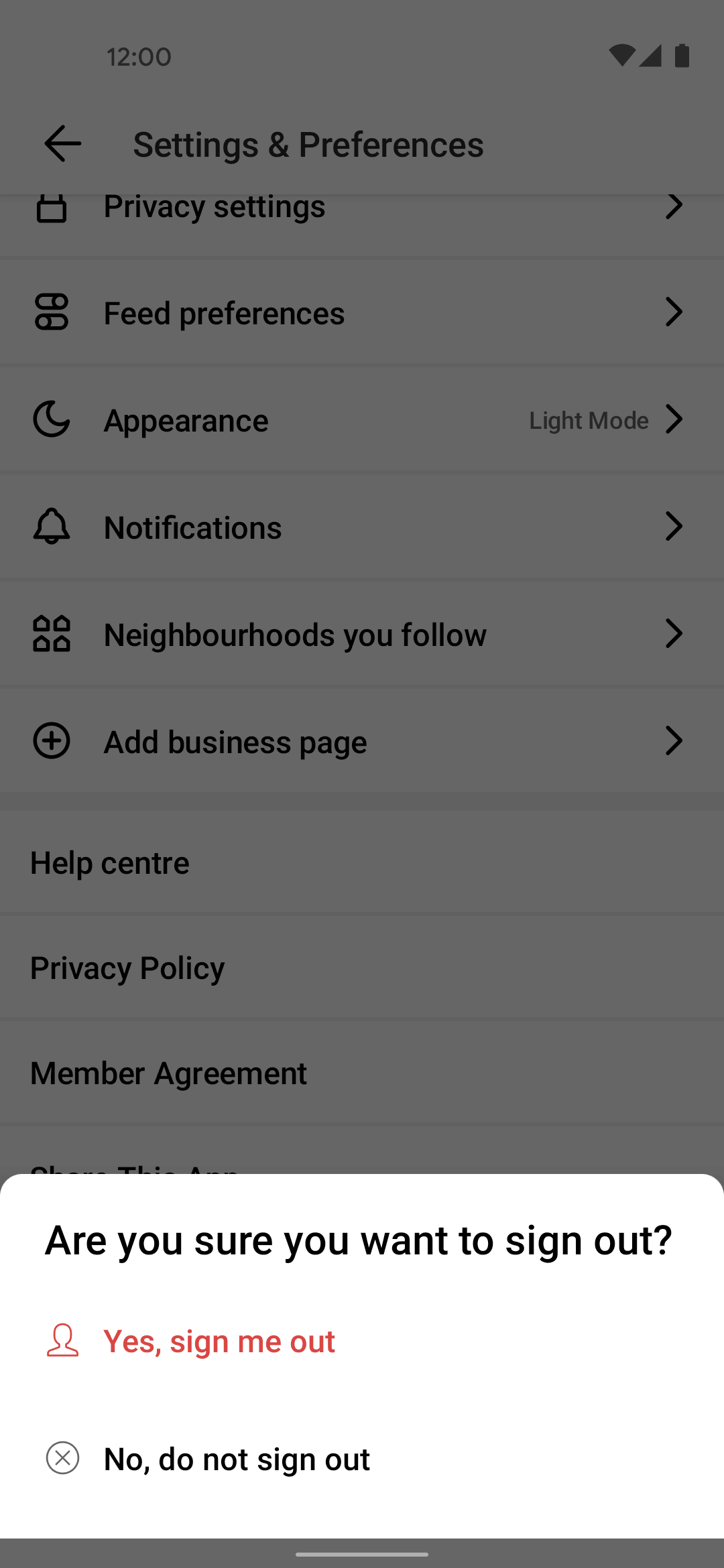 Nextdoor Android News interface screenshot 22