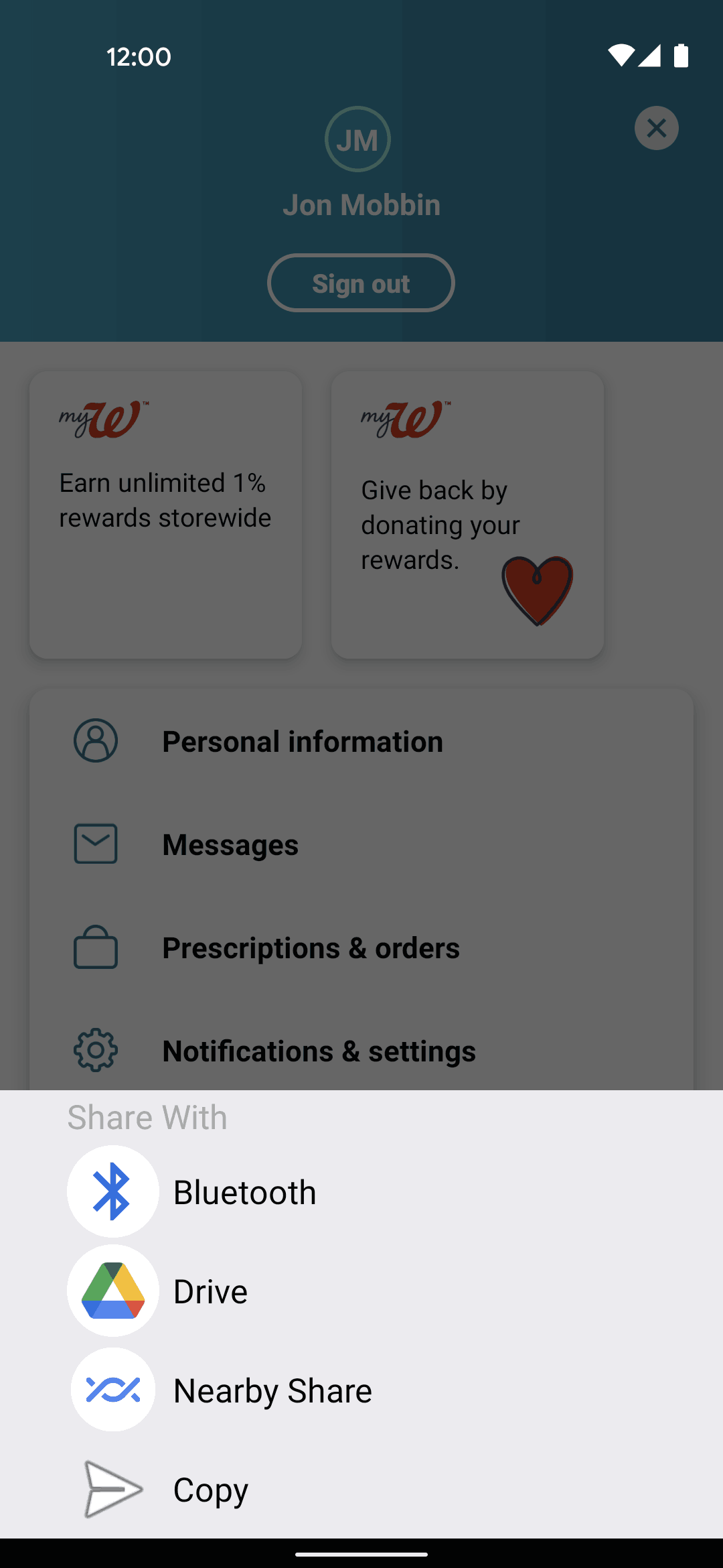 Walgreens Android Shopping interface screenshot 20