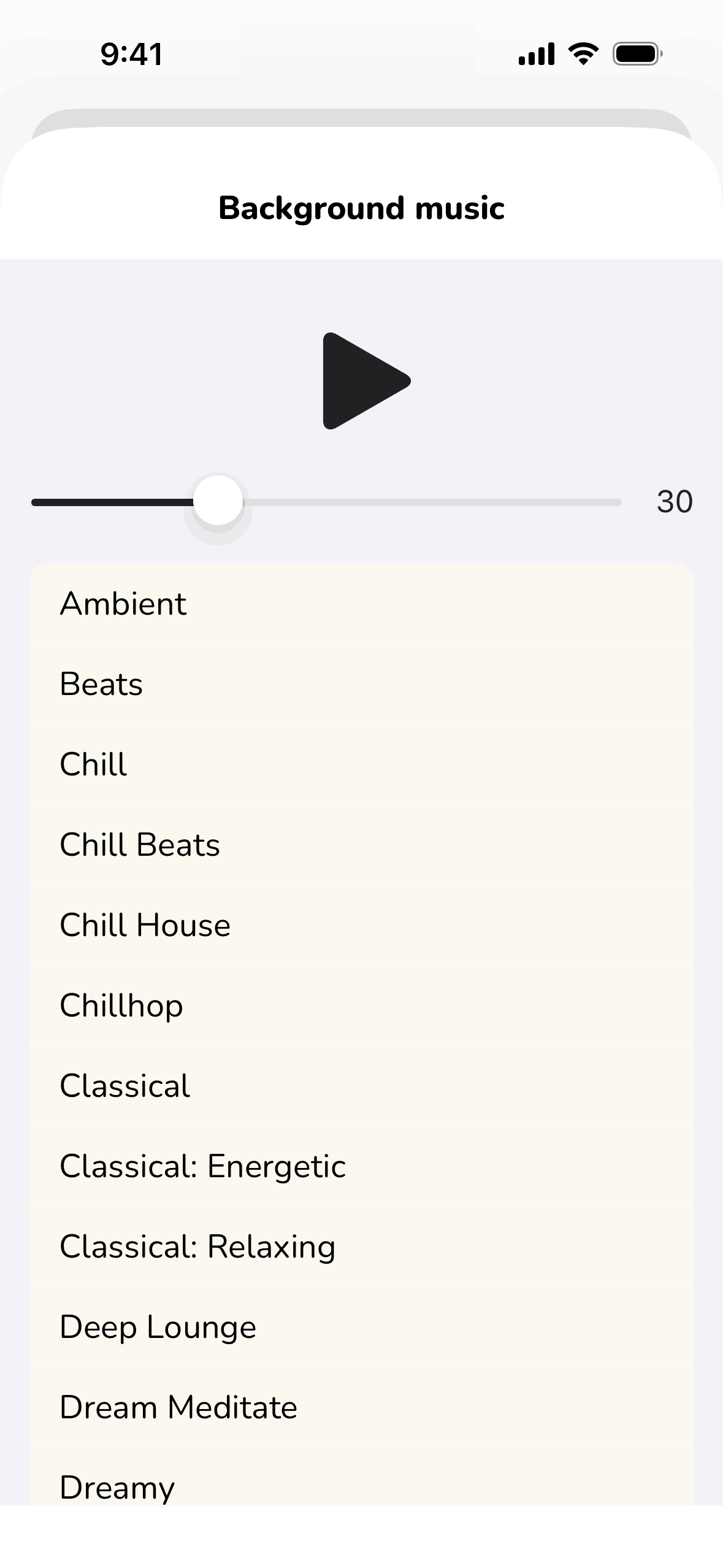 Clubhouse iOS Music & Audio interface screenshot 2