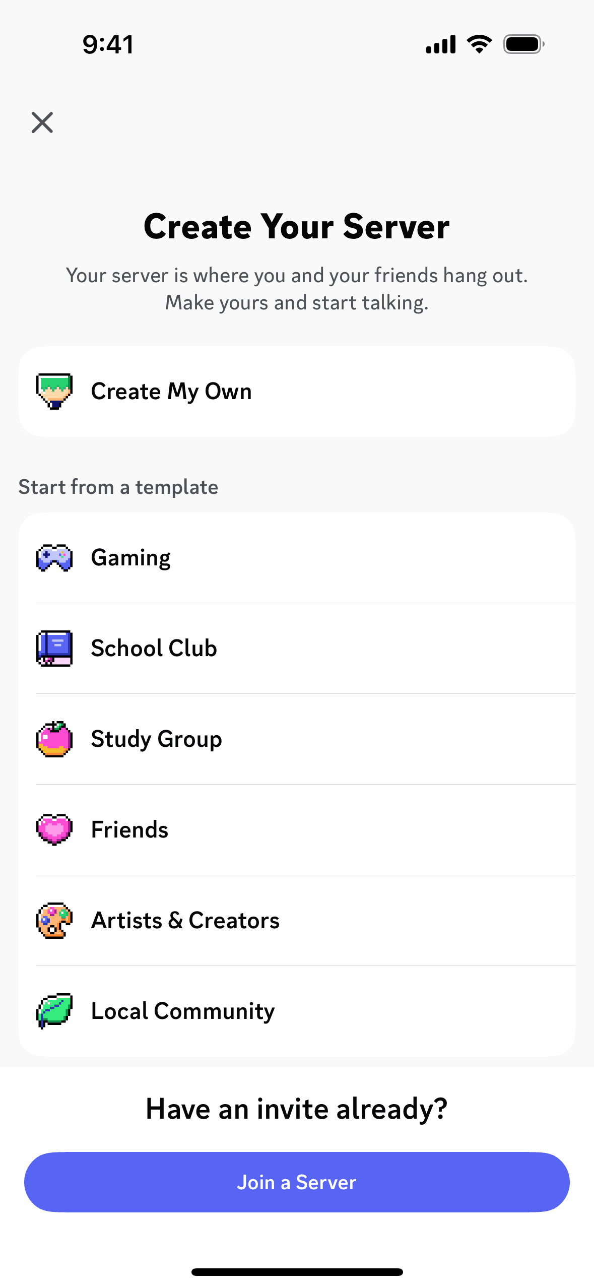 Discord iOS Social Networking interface screenshot 6