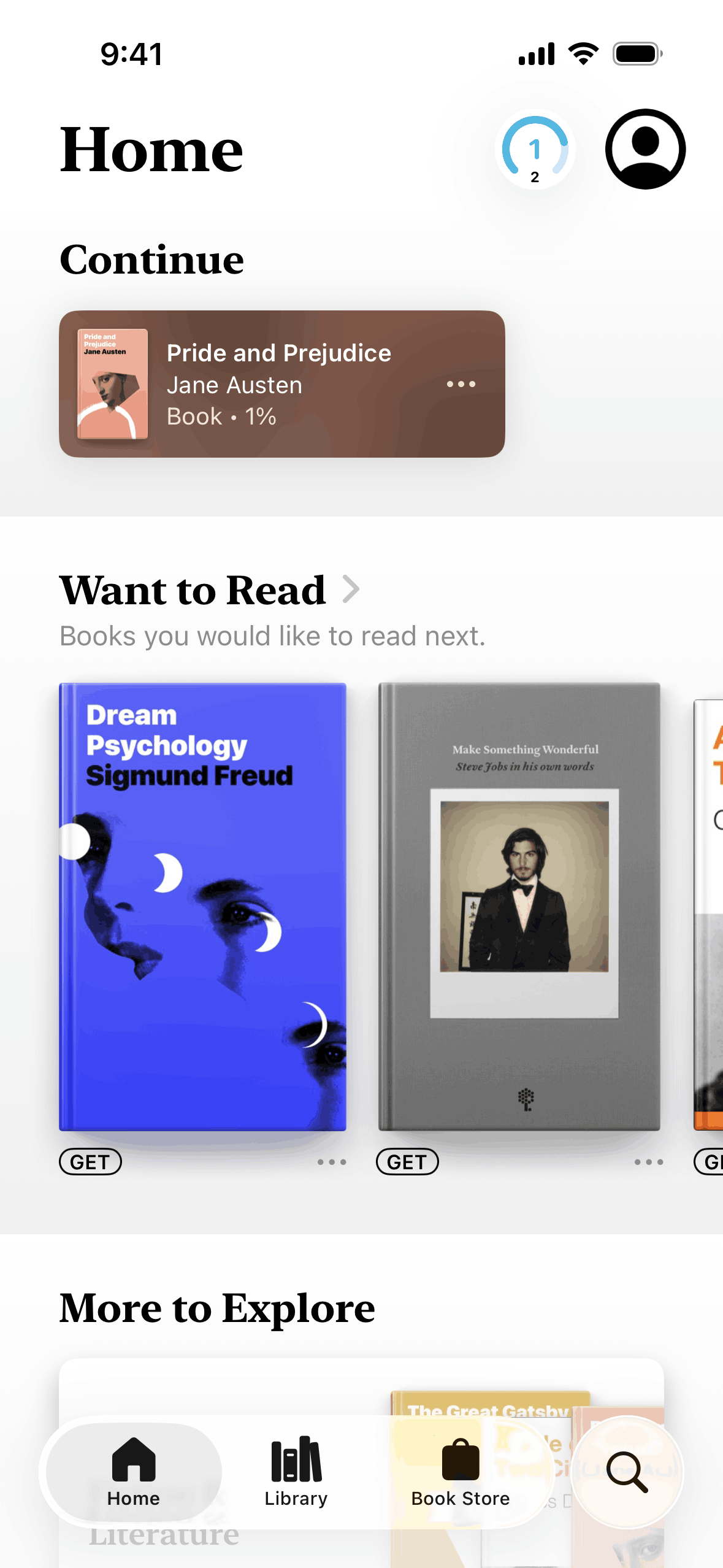Apple Books iOS Education interface screenshot 3