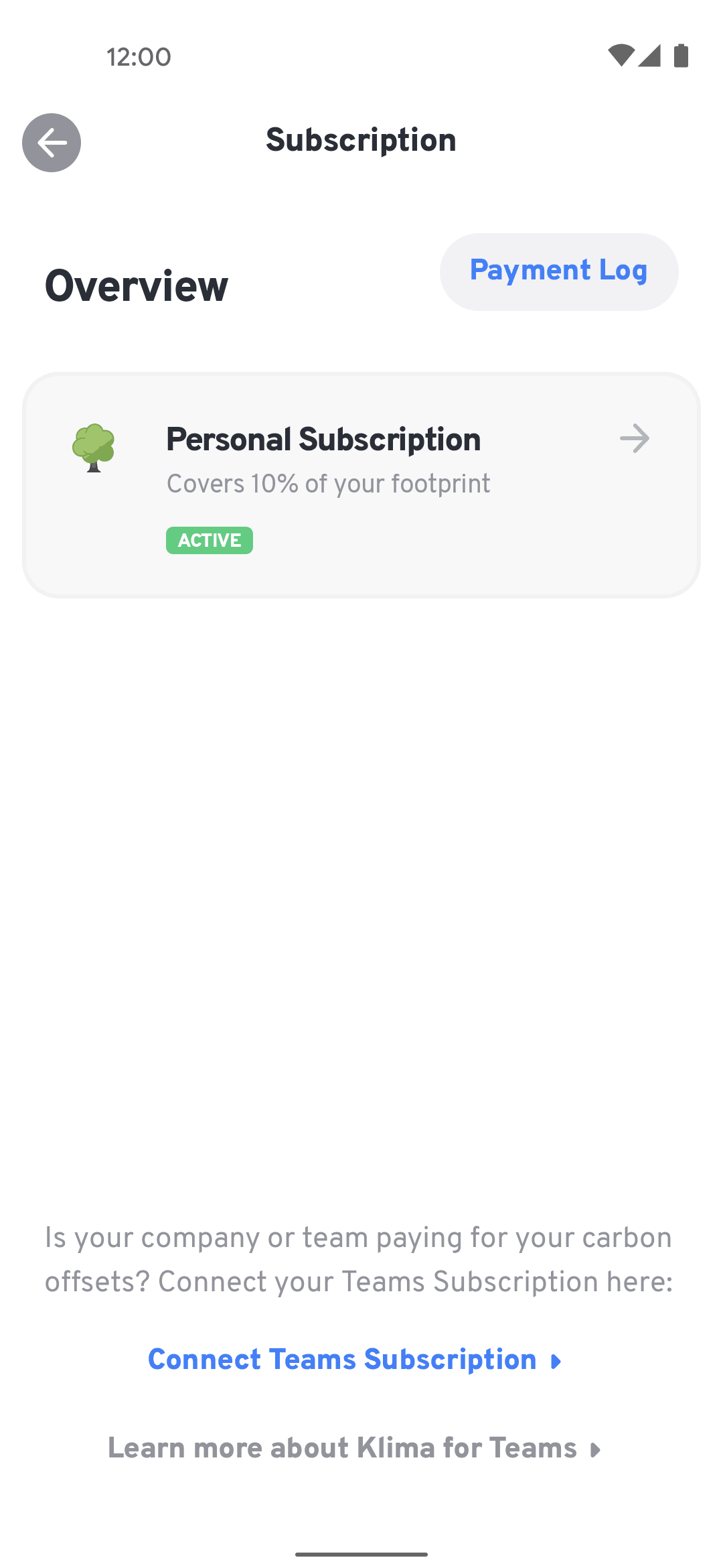 Klima Android Lifestyle interface screenshot 12