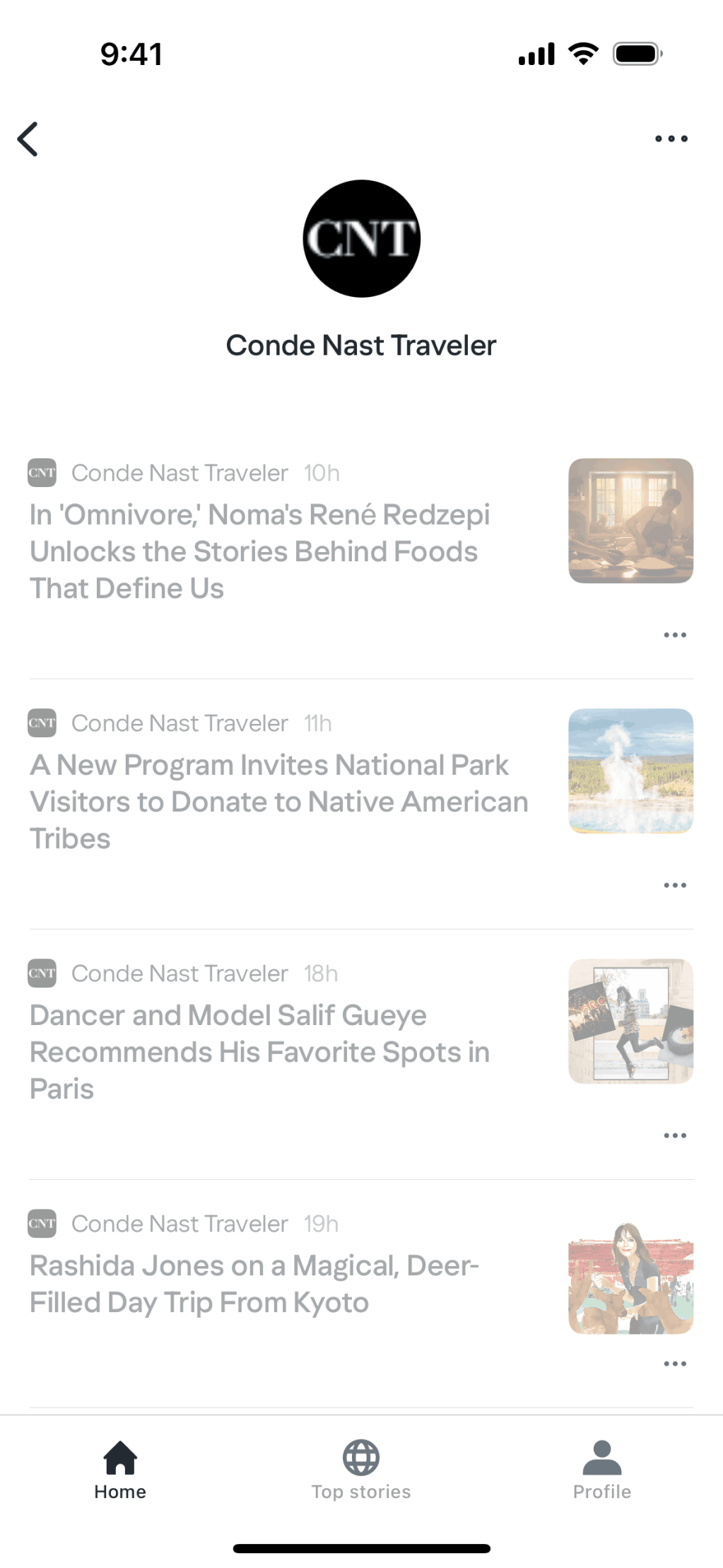 Yahoo News iOS News interface screenshot 21