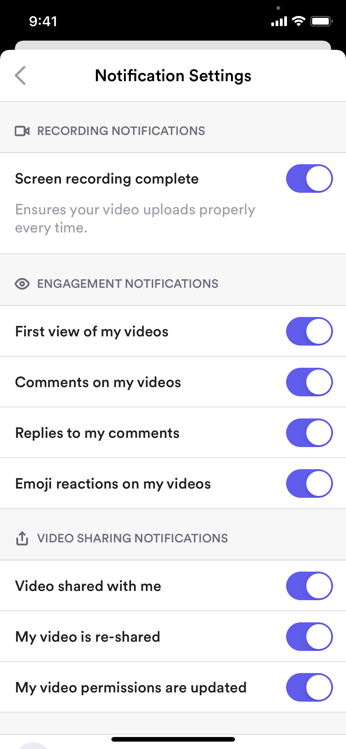 Loom iOS Photo & Video interface screenshot 22