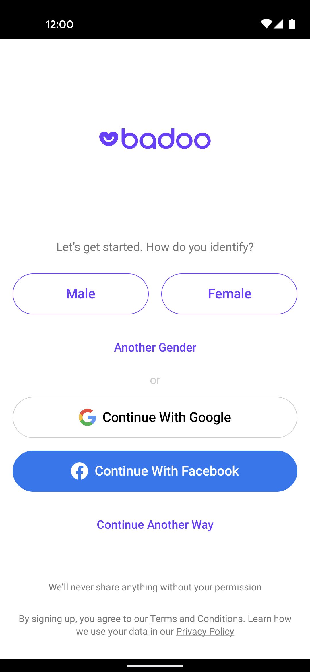 Badoo Android Lifestyle interface screenshot 5
