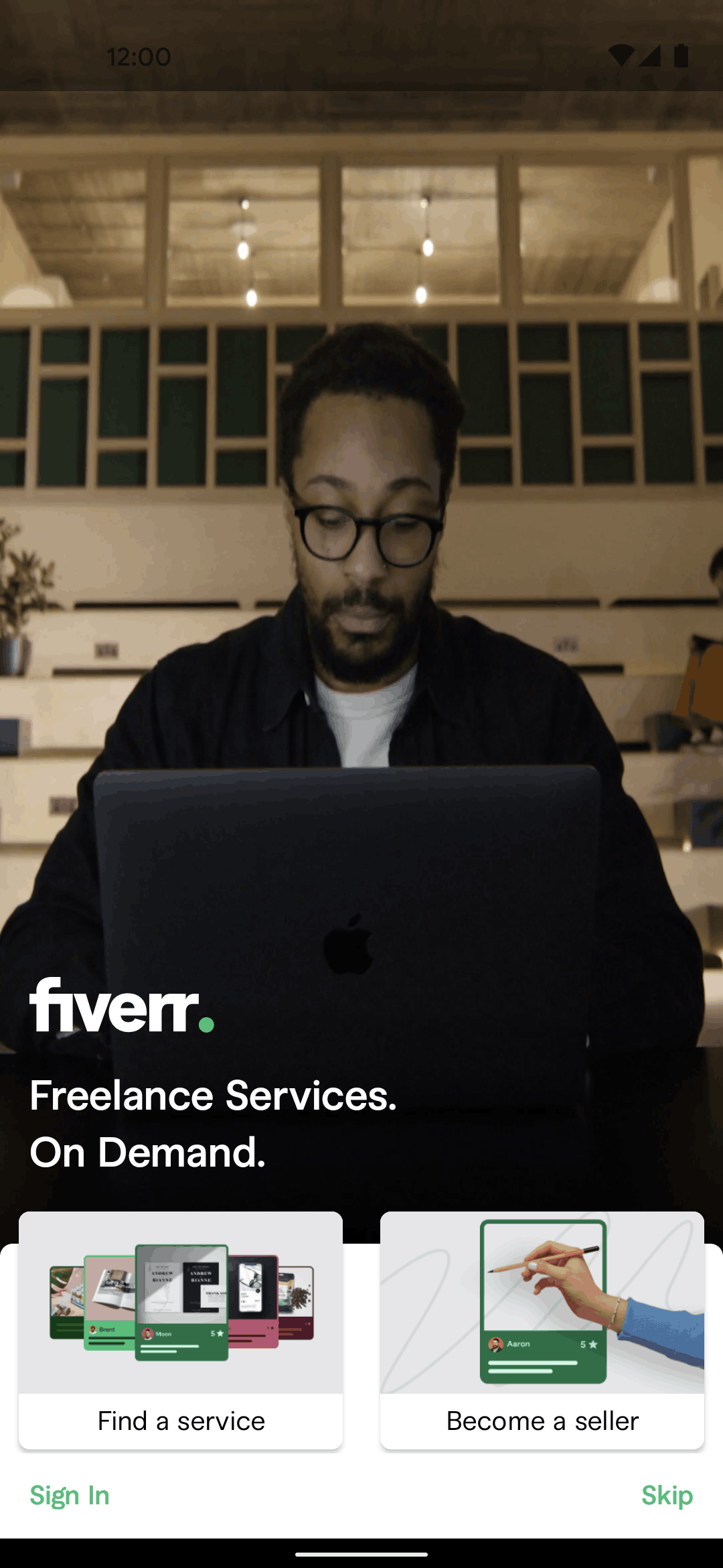 Fiverr Android Business interface screenshot 5