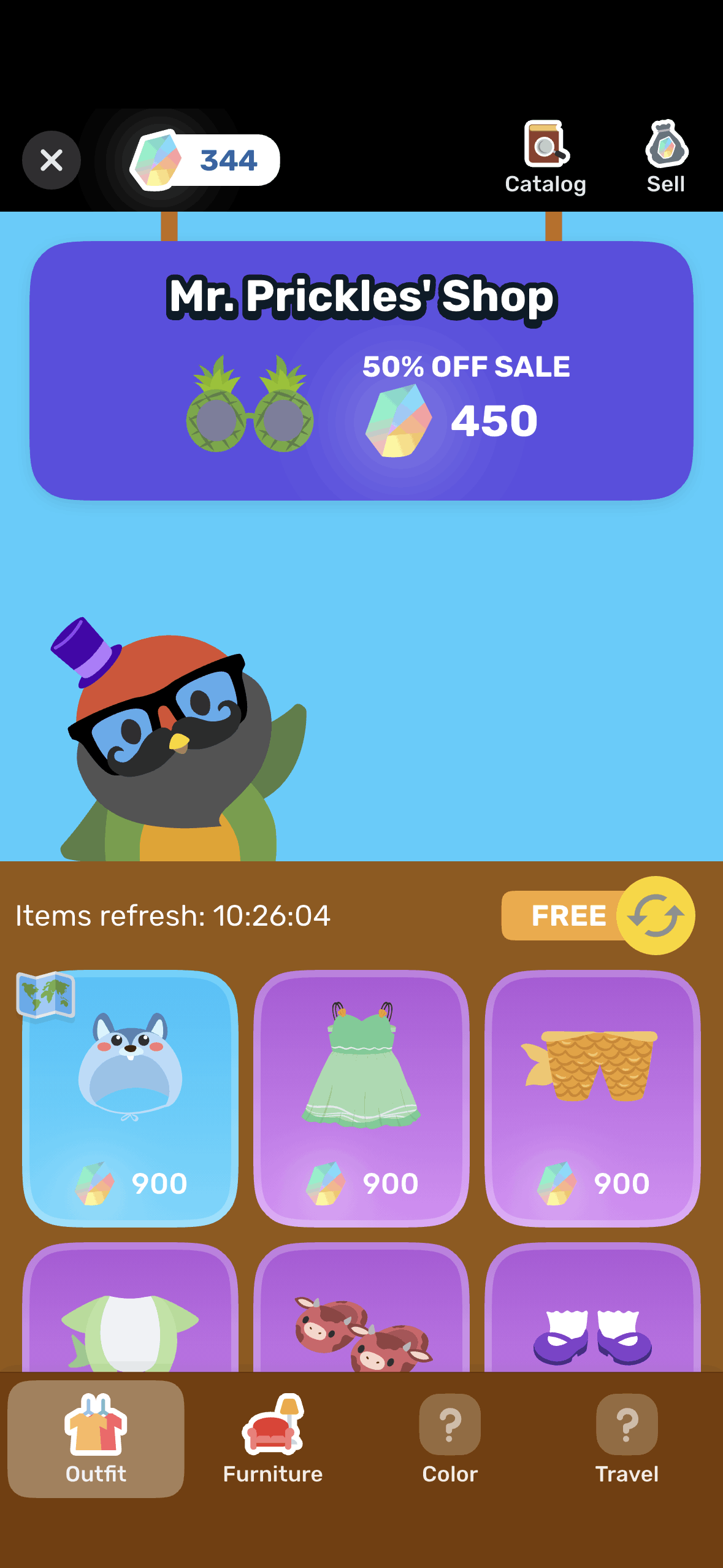 Finch iOS Health & Fitness interface screenshot 24
