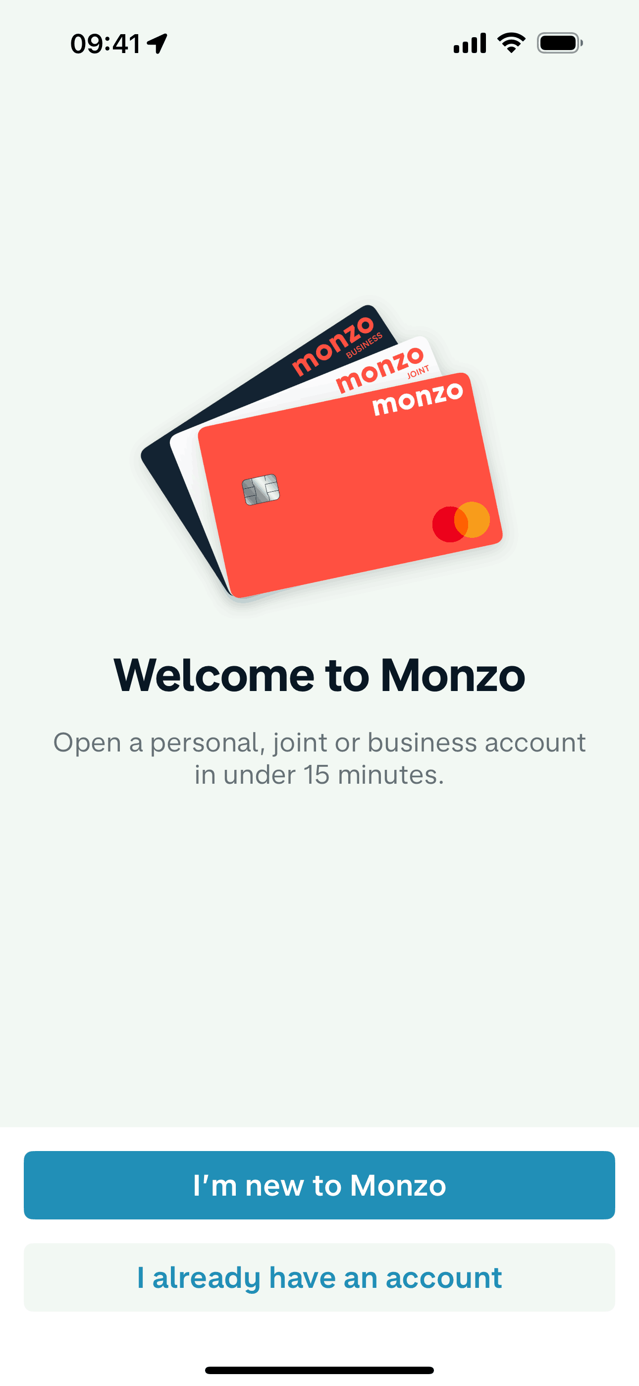 Monzo iOS Finance interface screenshot 2