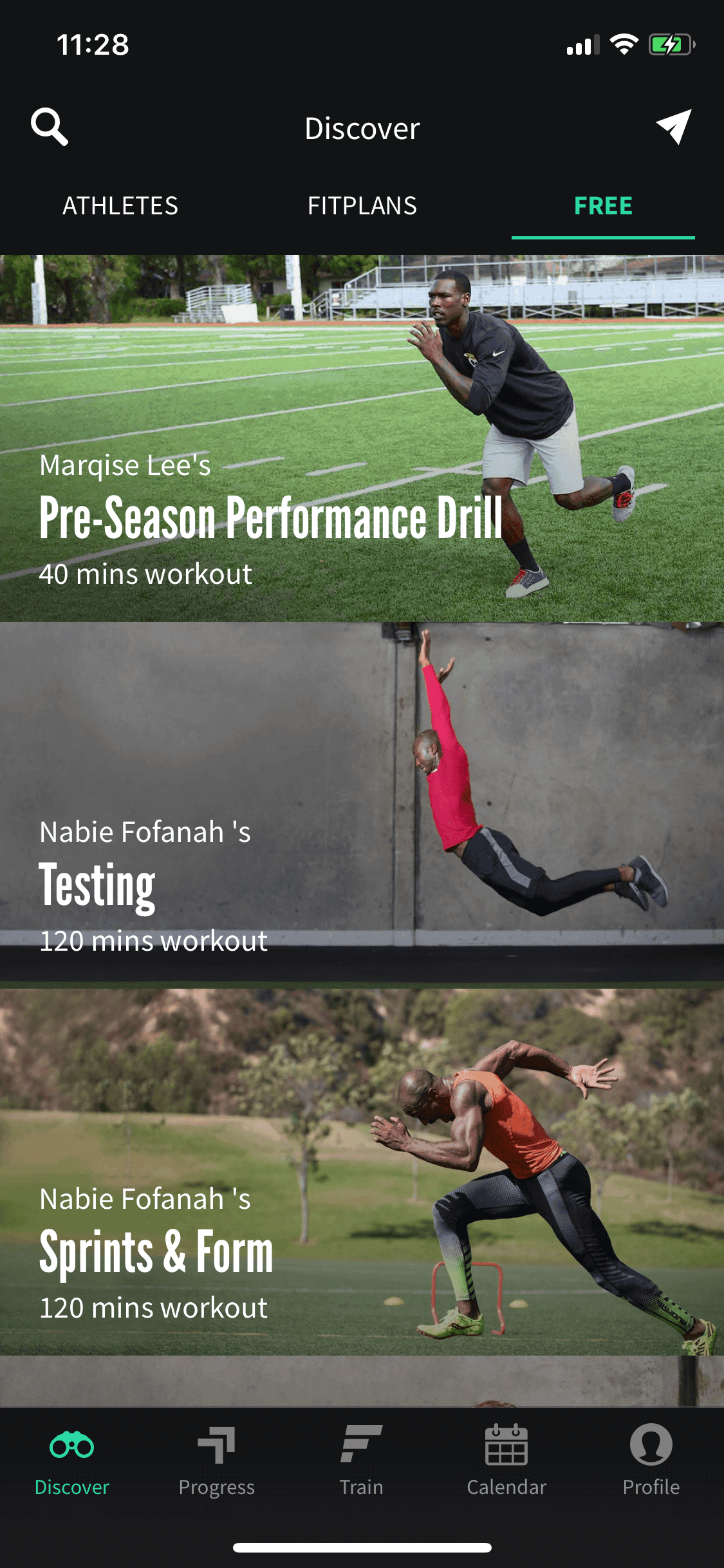 Fitplan iOS Health & Fitness interface screenshot 14