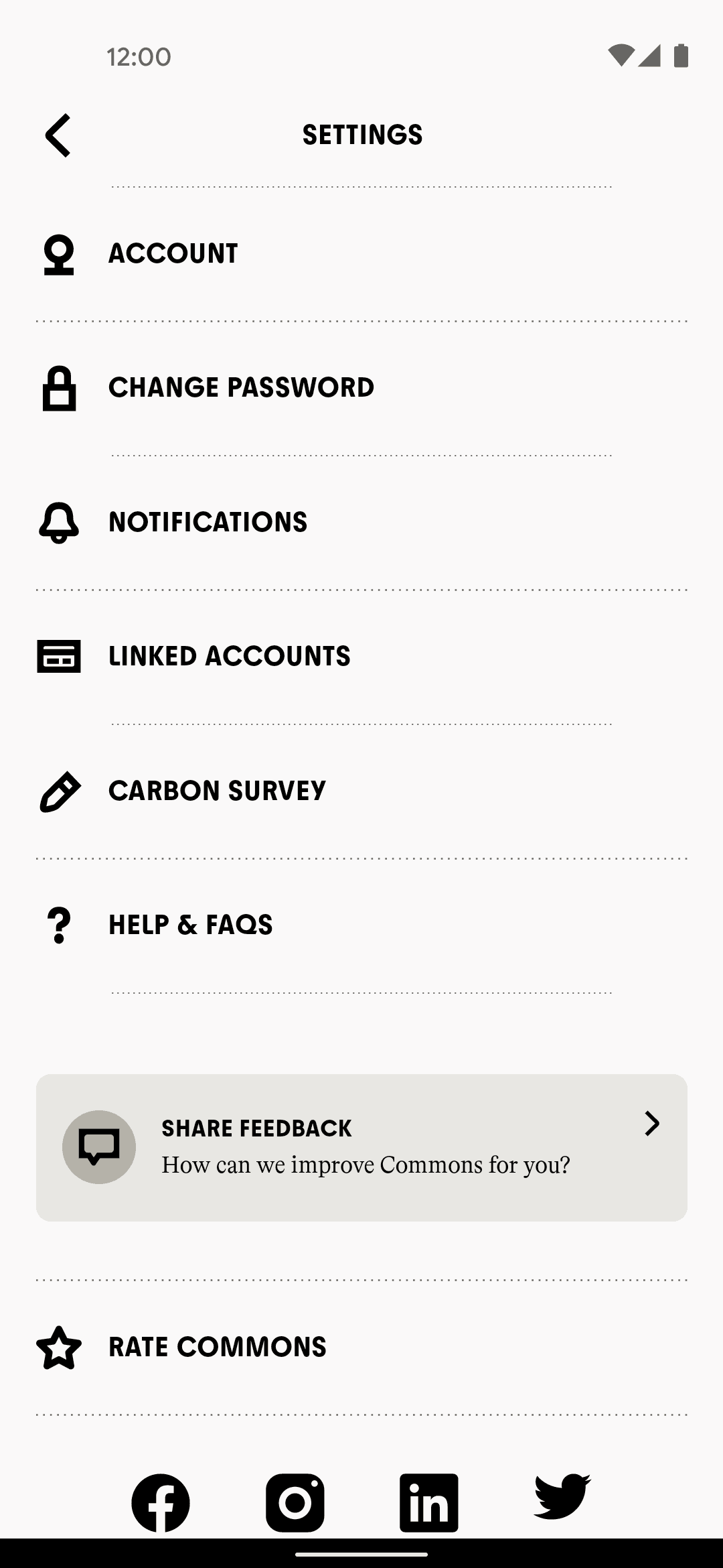 Commons Android Lifestyle interface screenshot 11