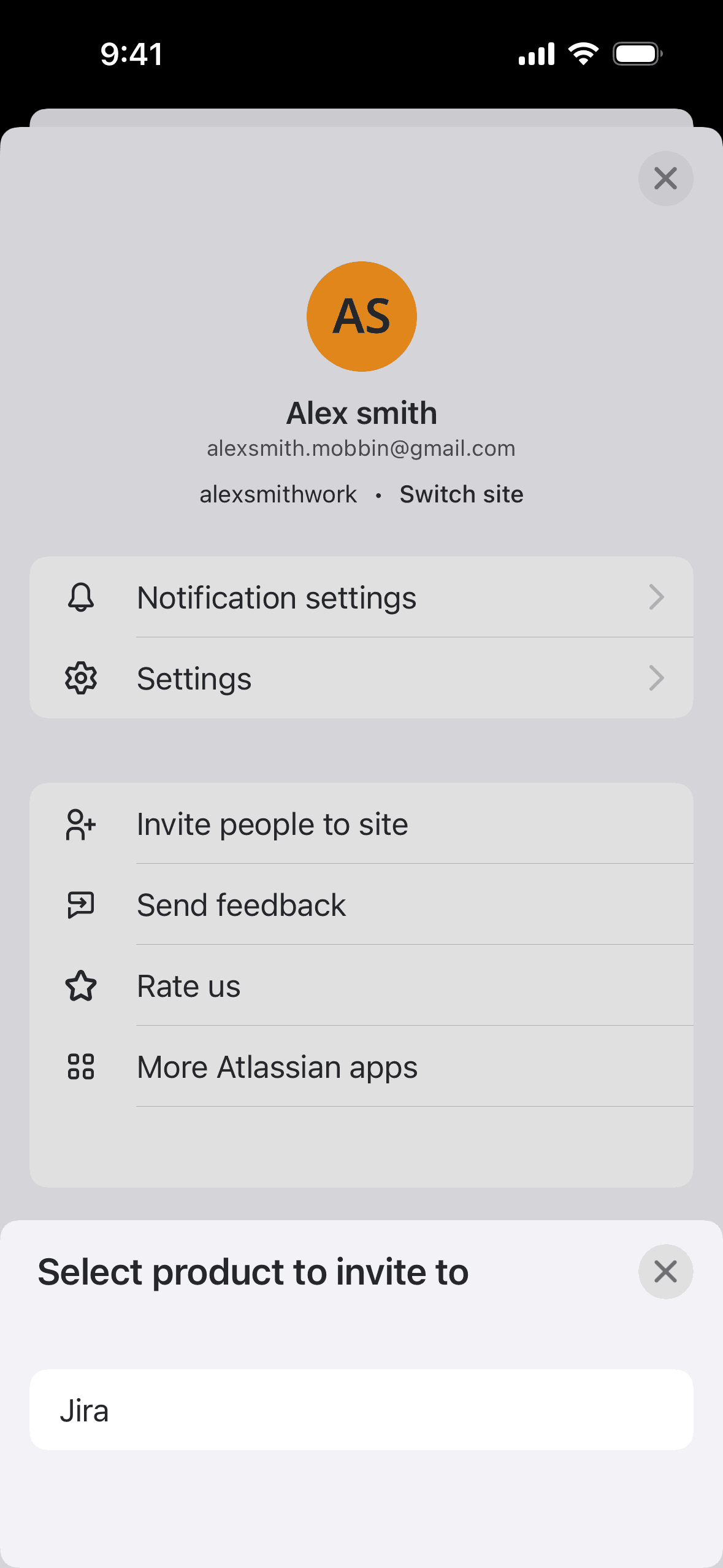 Jira Cloud iOS Business interface screenshot 20