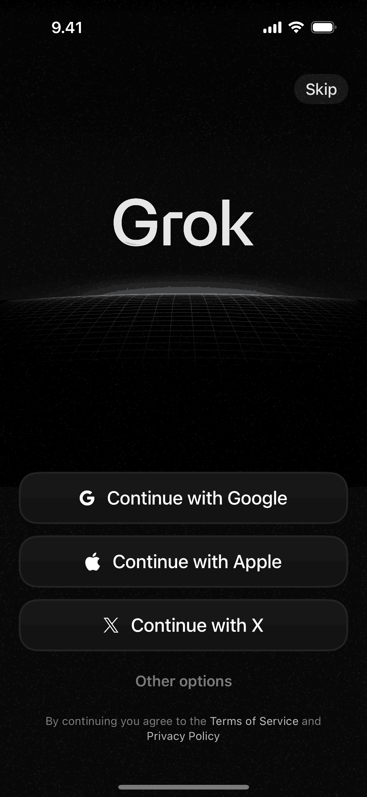 Grok iOS AI interface screenshot 6