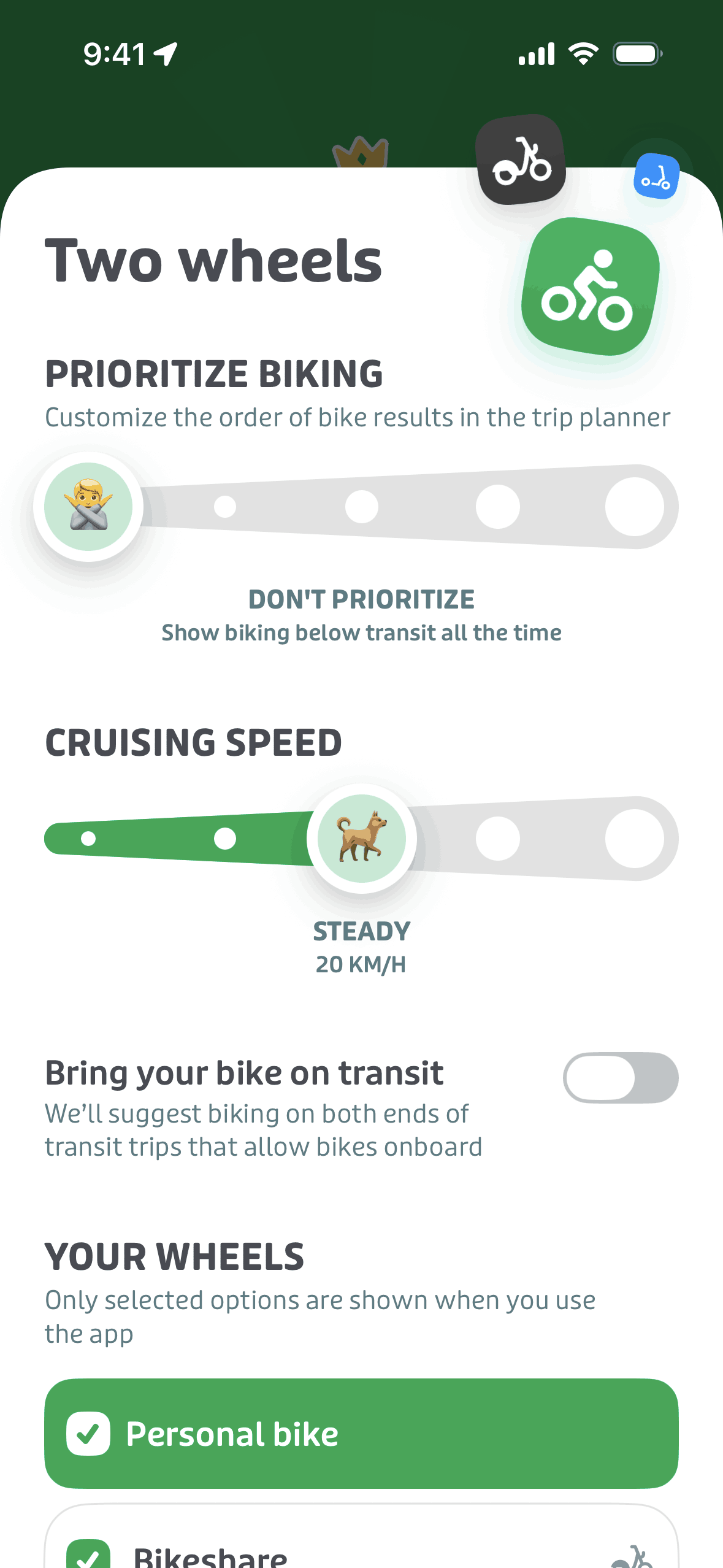 Transit iOS Maps & Navigation interface screenshot 11