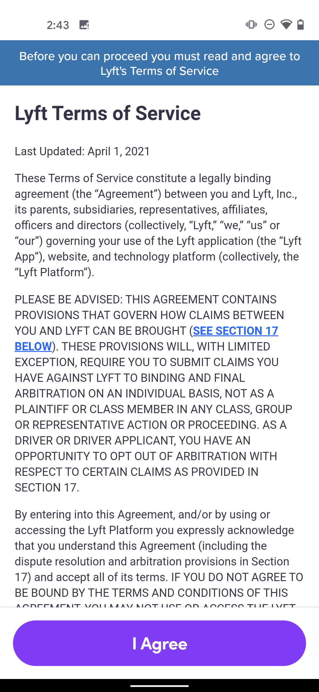 Lyft Android Travel & Transportation interface screenshot 12
