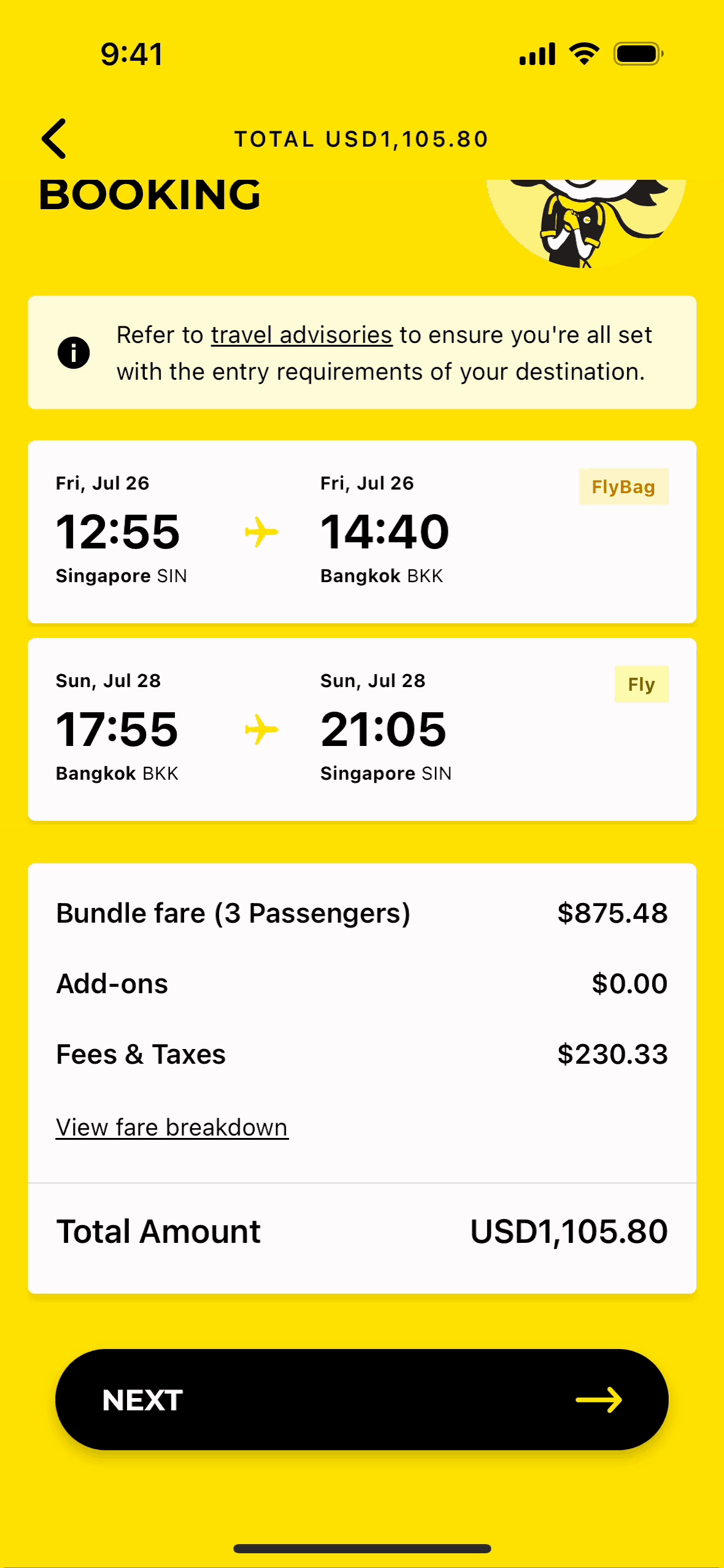 Scoot iOS Travel & Transportation interface screenshot 23