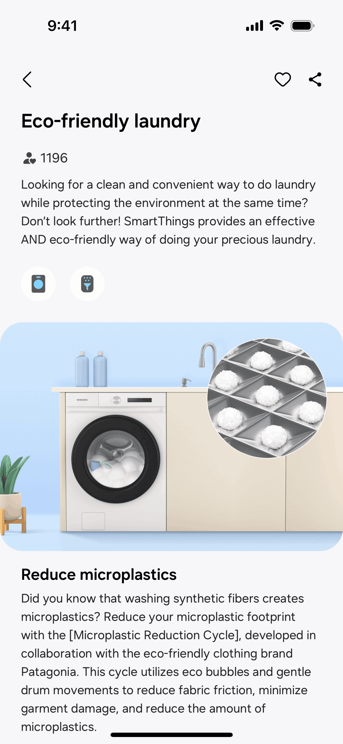 SmartThings iOS Productivity interface screenshot 3