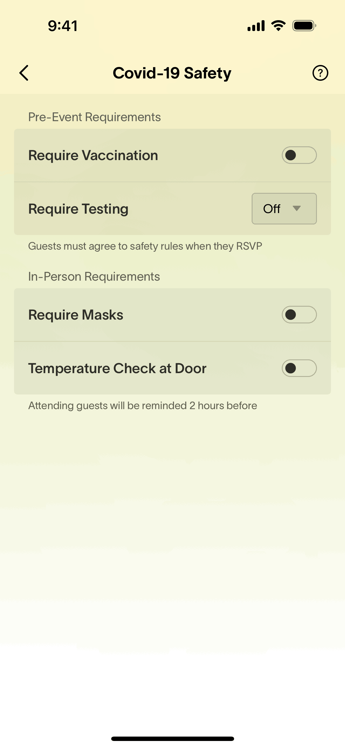 Partiful iOS Lifestyle interface screenshot 21