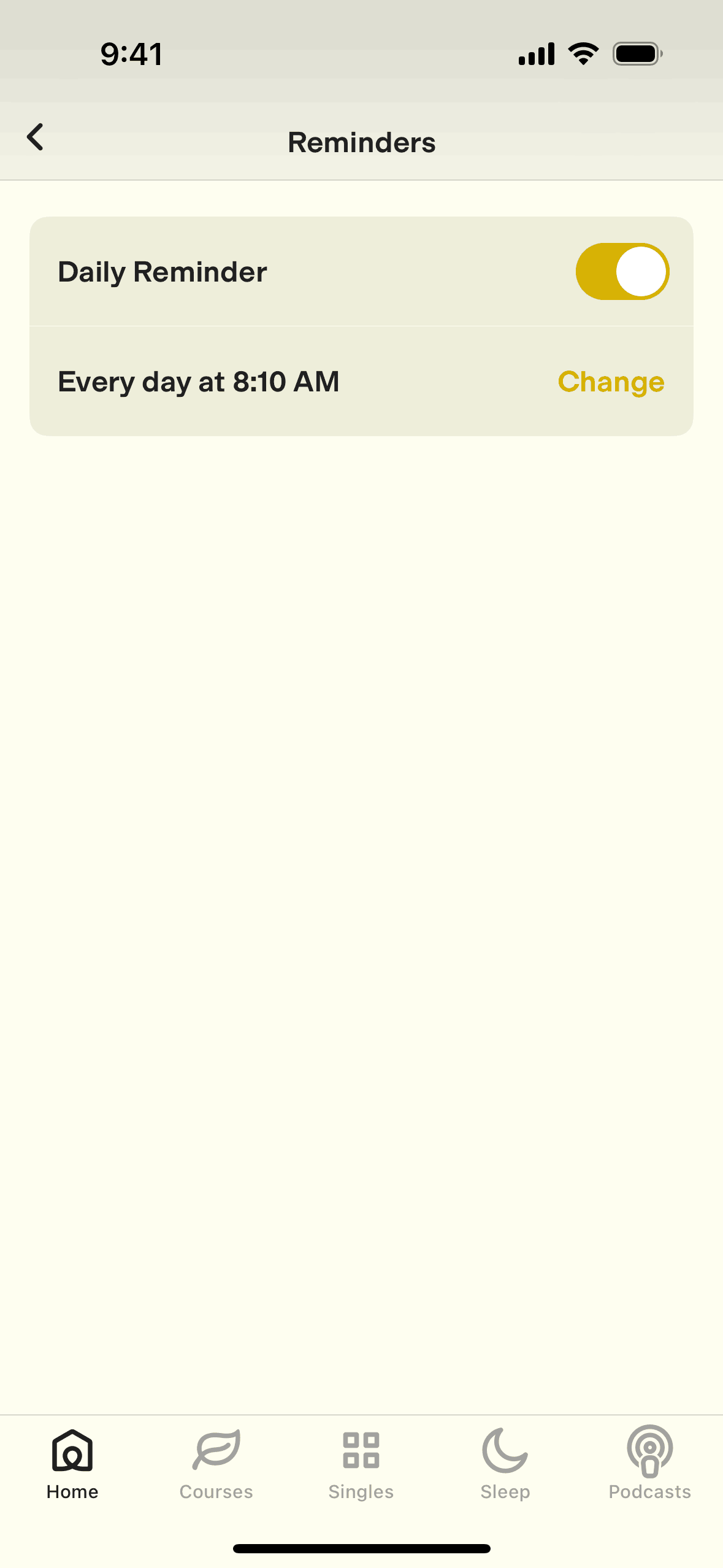 Ten Percent Happier iOS Health & Fitness interface screenshot 16