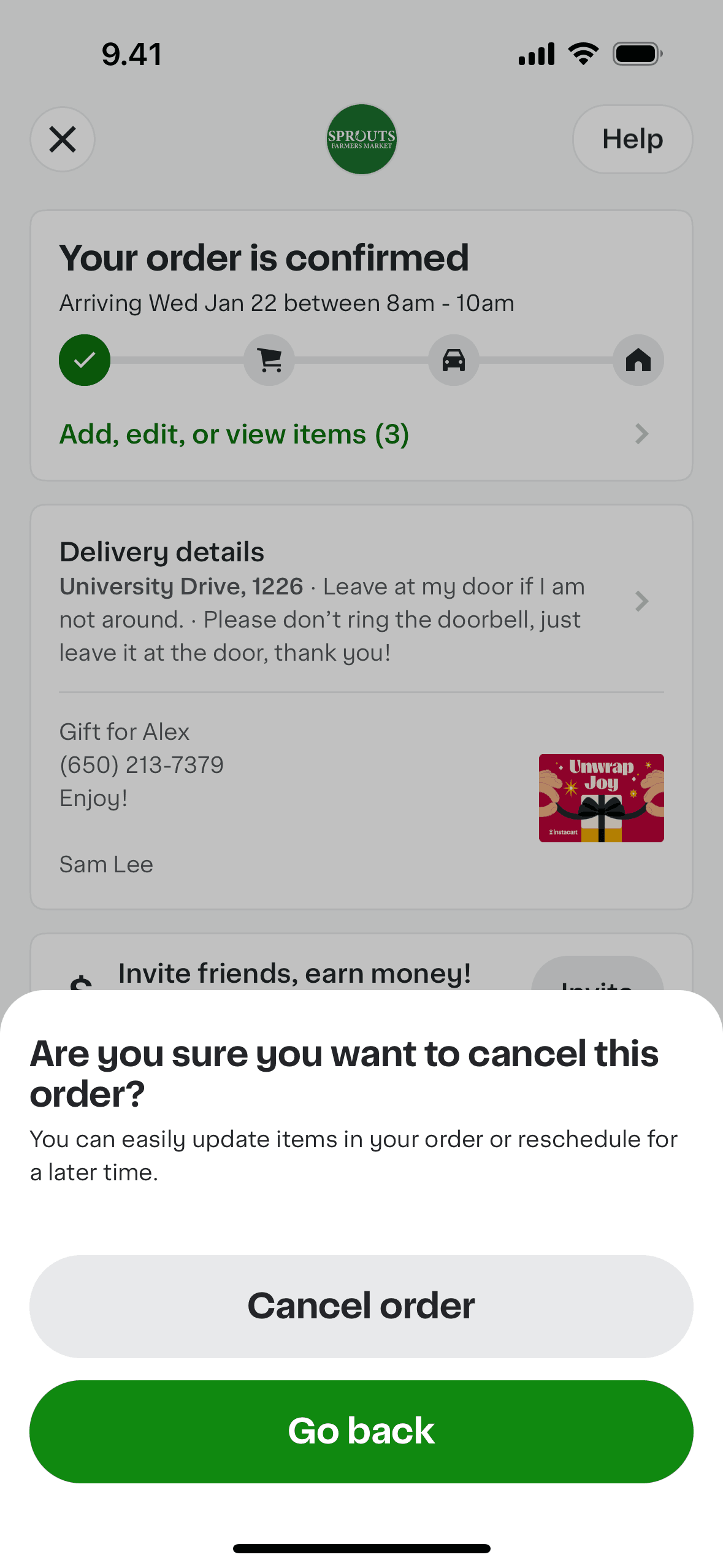 Instacart iOS Shopping interface screenshot 14
