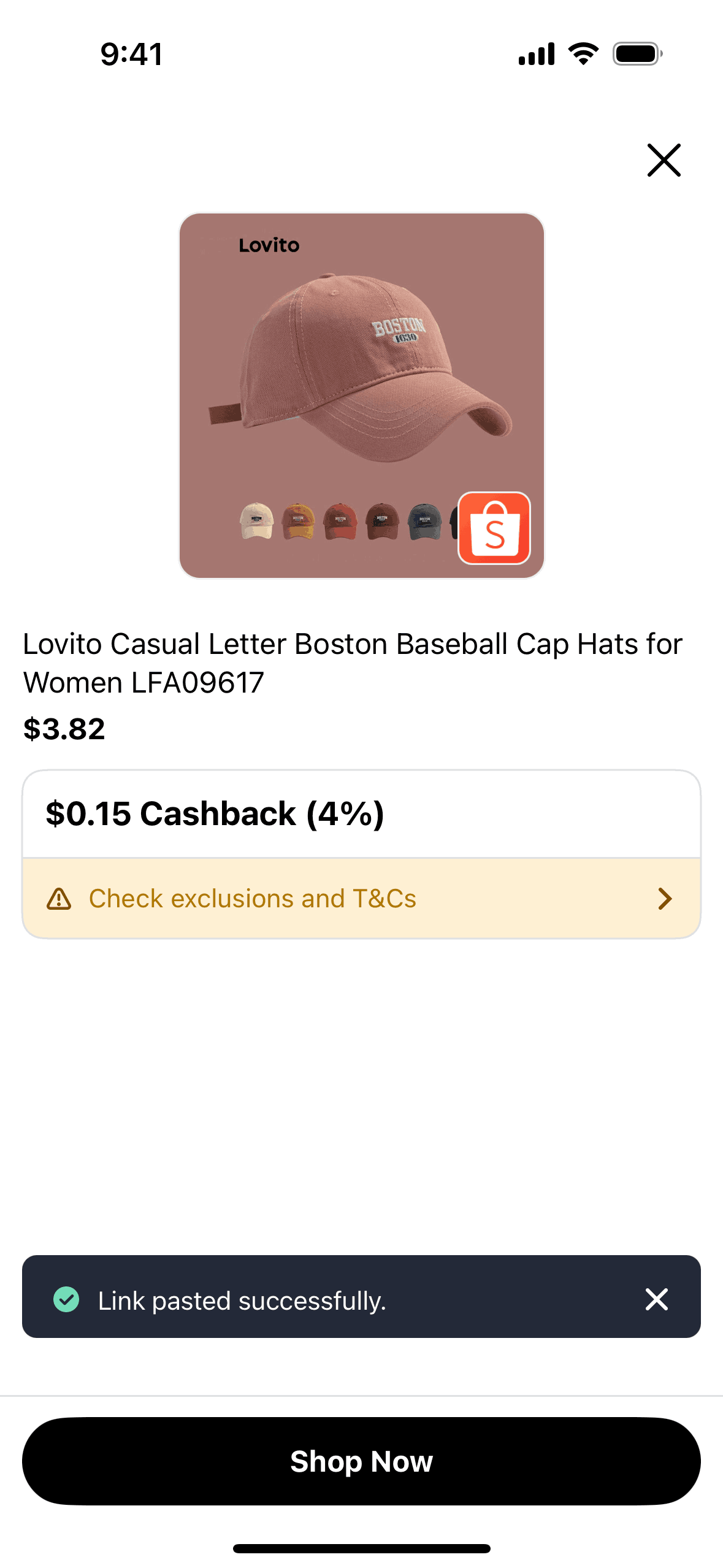 ShopBack iOS Shopping interface screenshot 1