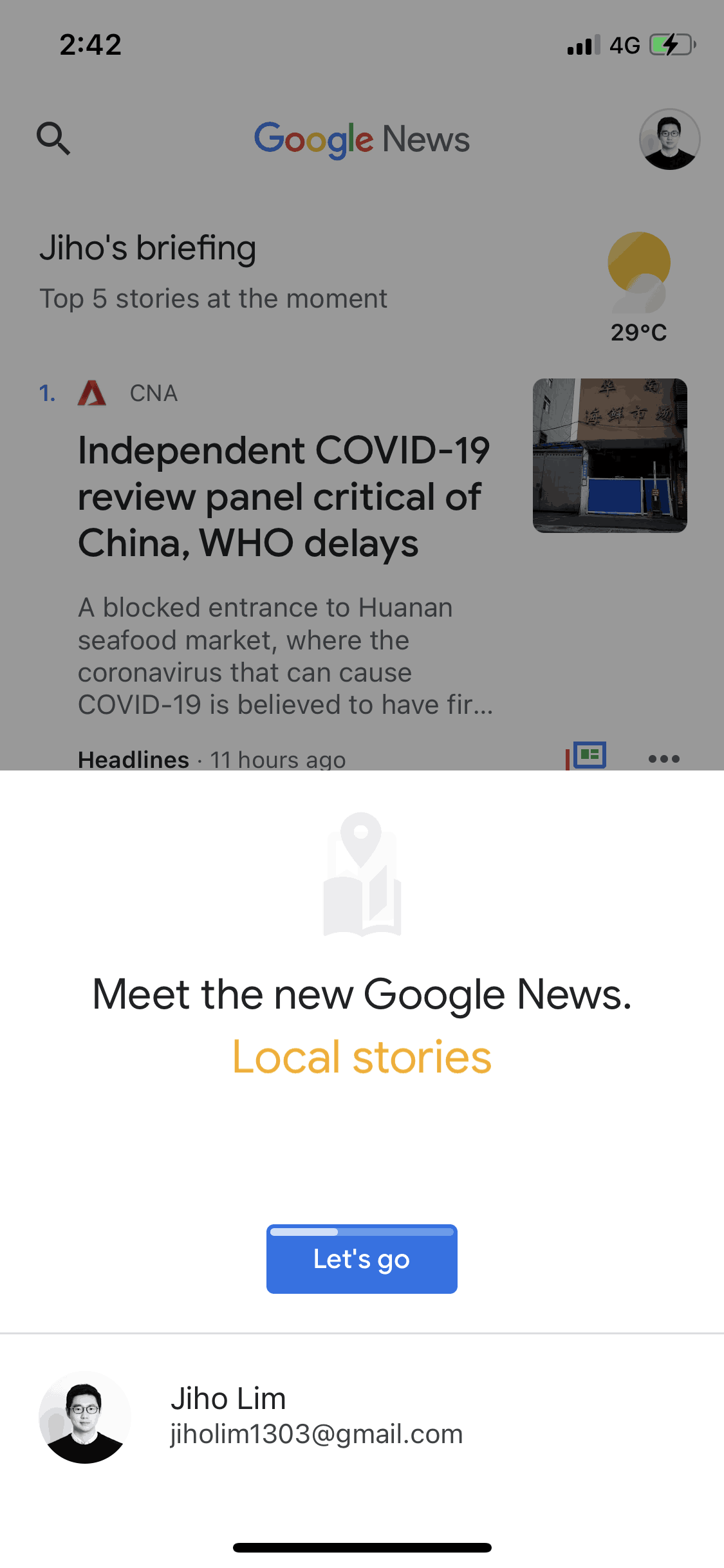 Google News iOS News interface screenshot 3