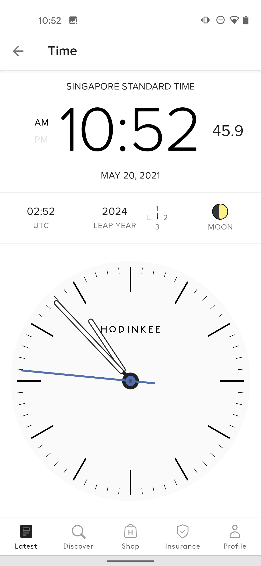 HODINKEE Android Lifestyle interface screenshot 22