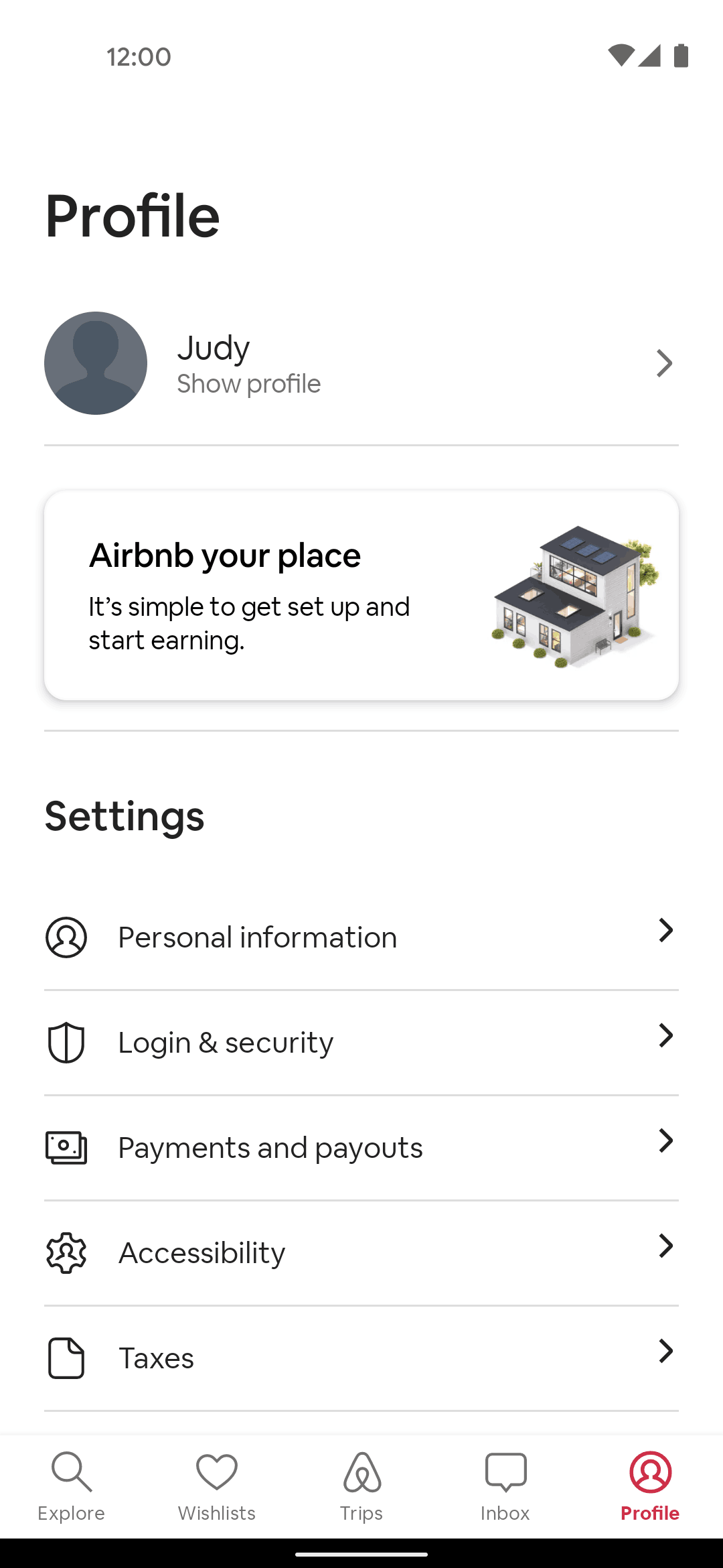 Airbnb Android Real Estate interface screenshot 5