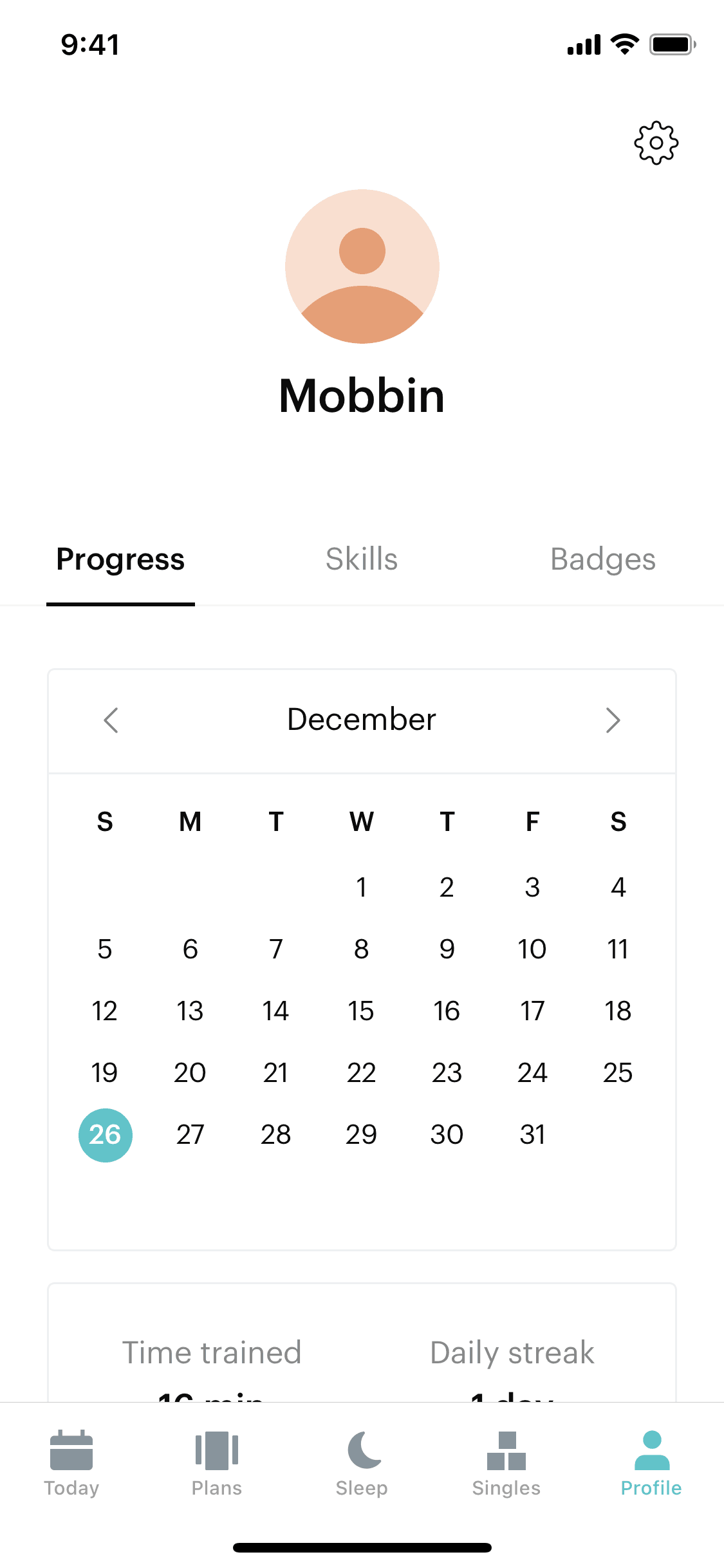 Balance iOS Health & Fitness interface screenshot 5