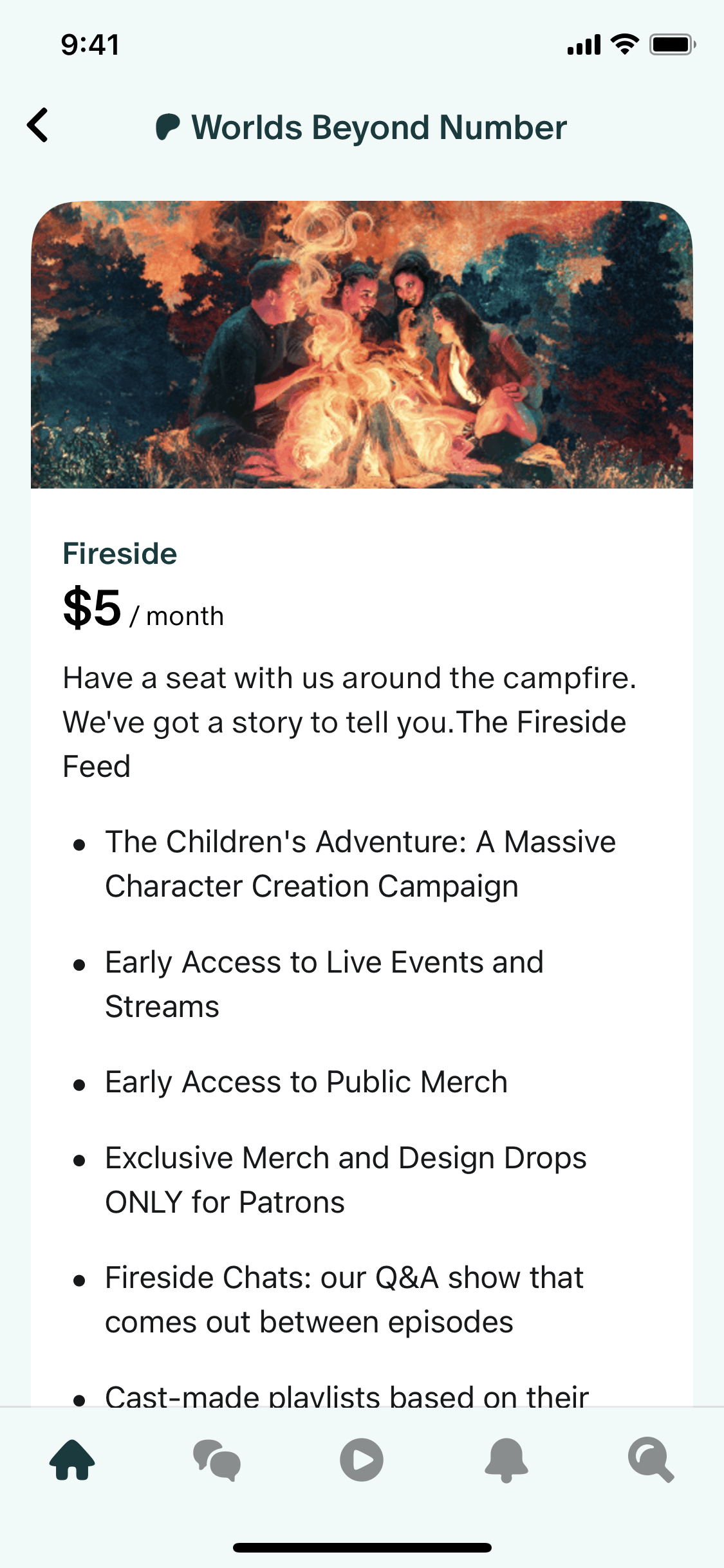Patreon iOS Social Networking interface screenshot 14