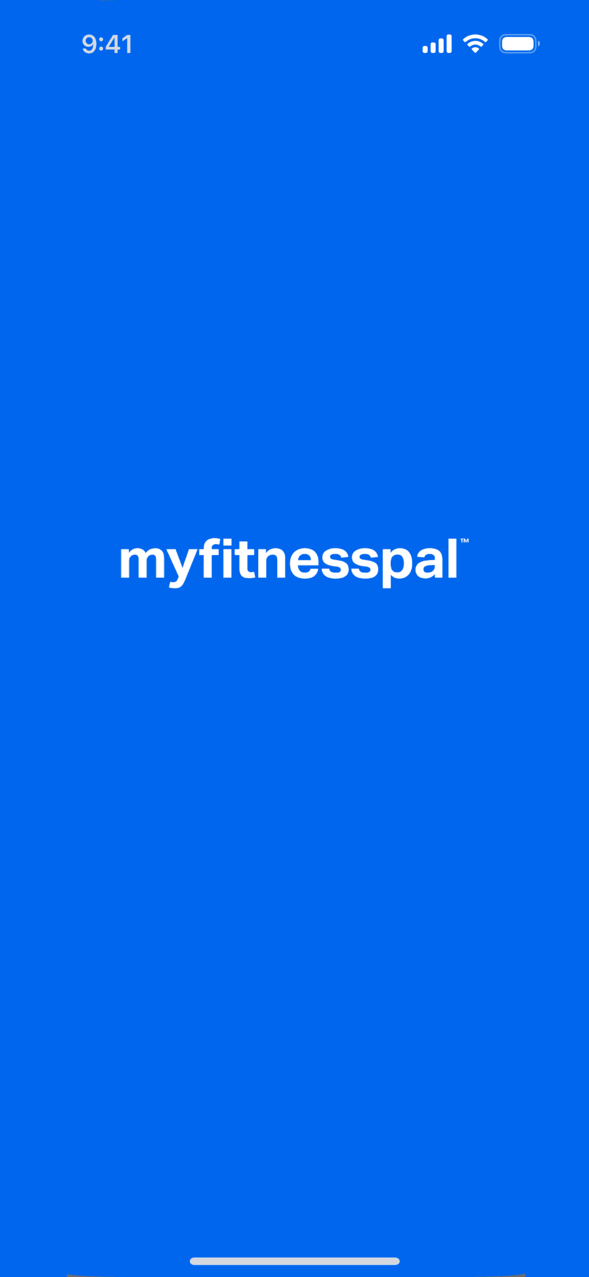 MyFitnessPal iOS Health & Fitness interface screenshot 2