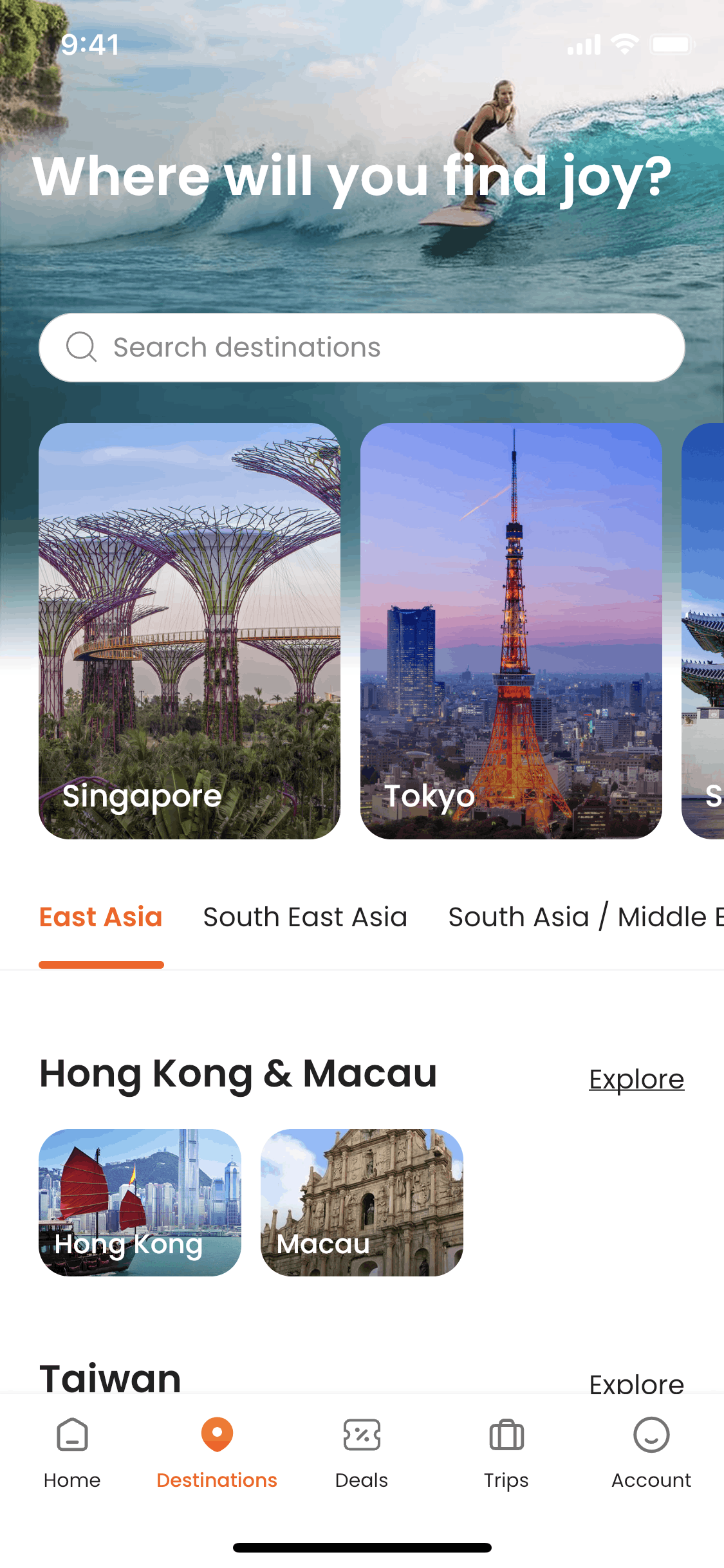 Klook iOS Travel & Transportation interface screenshot 3
