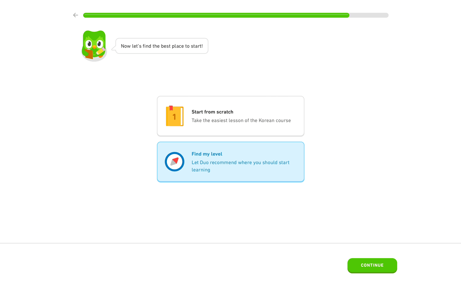 Duolingo Web Education interface screenshot 4