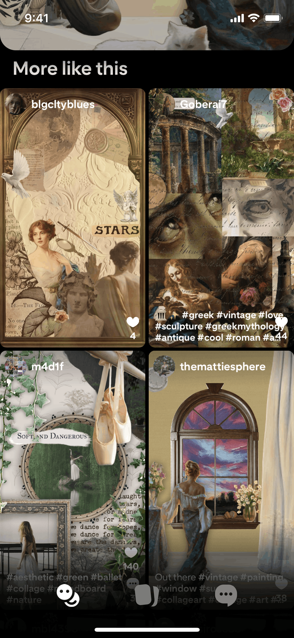 Shuffles by Pinterest  iOS Photo & Video interface screenshot 1