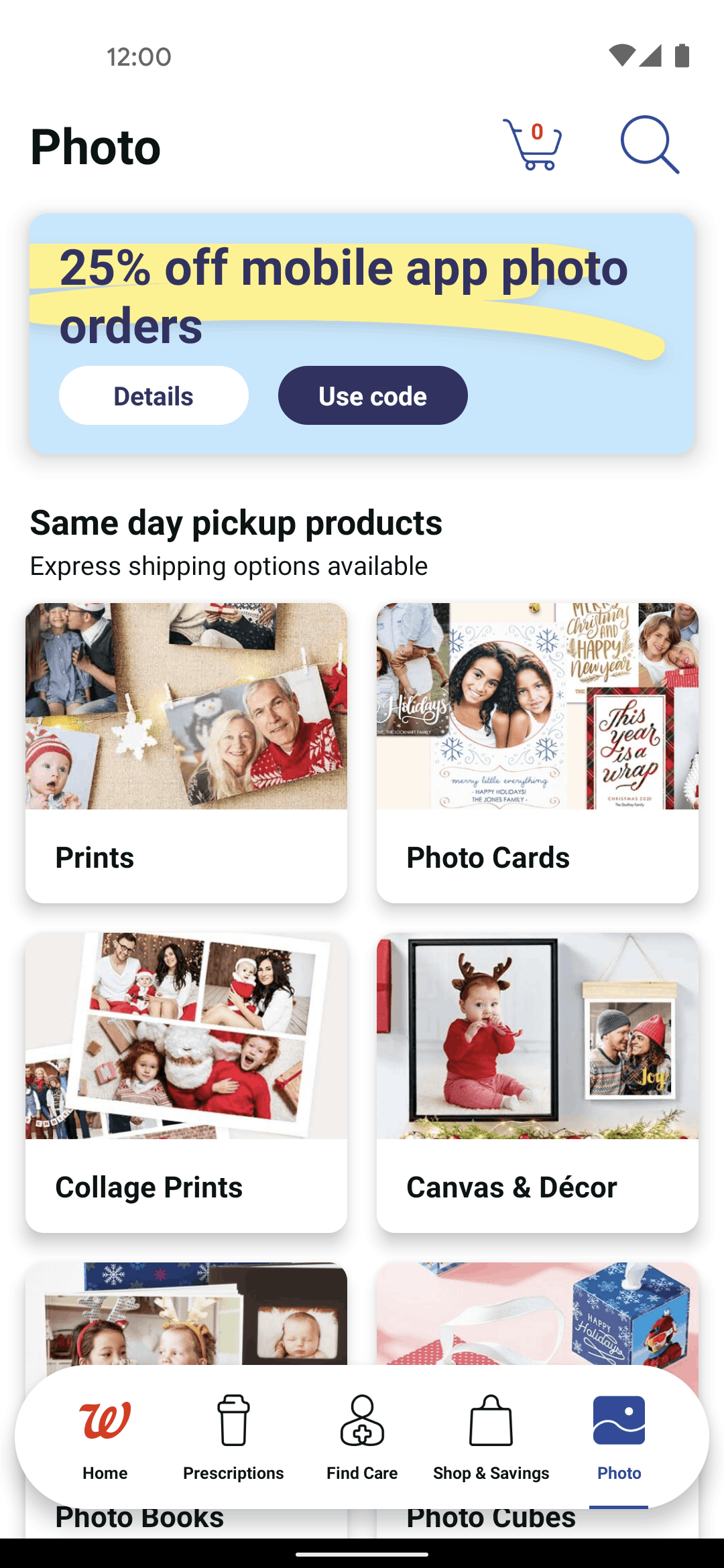 Walgreens Android Shopping interface screenshot 2