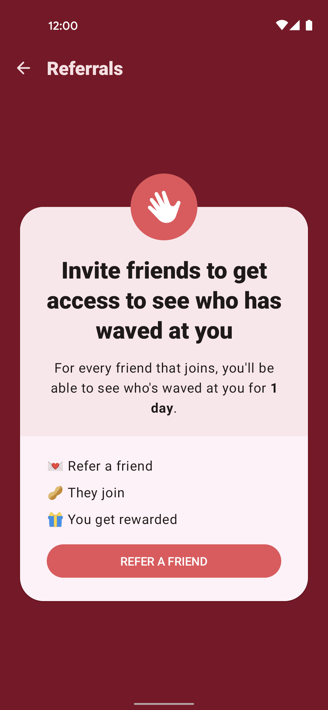 Peanut Android Social Networking interface screenshot 16