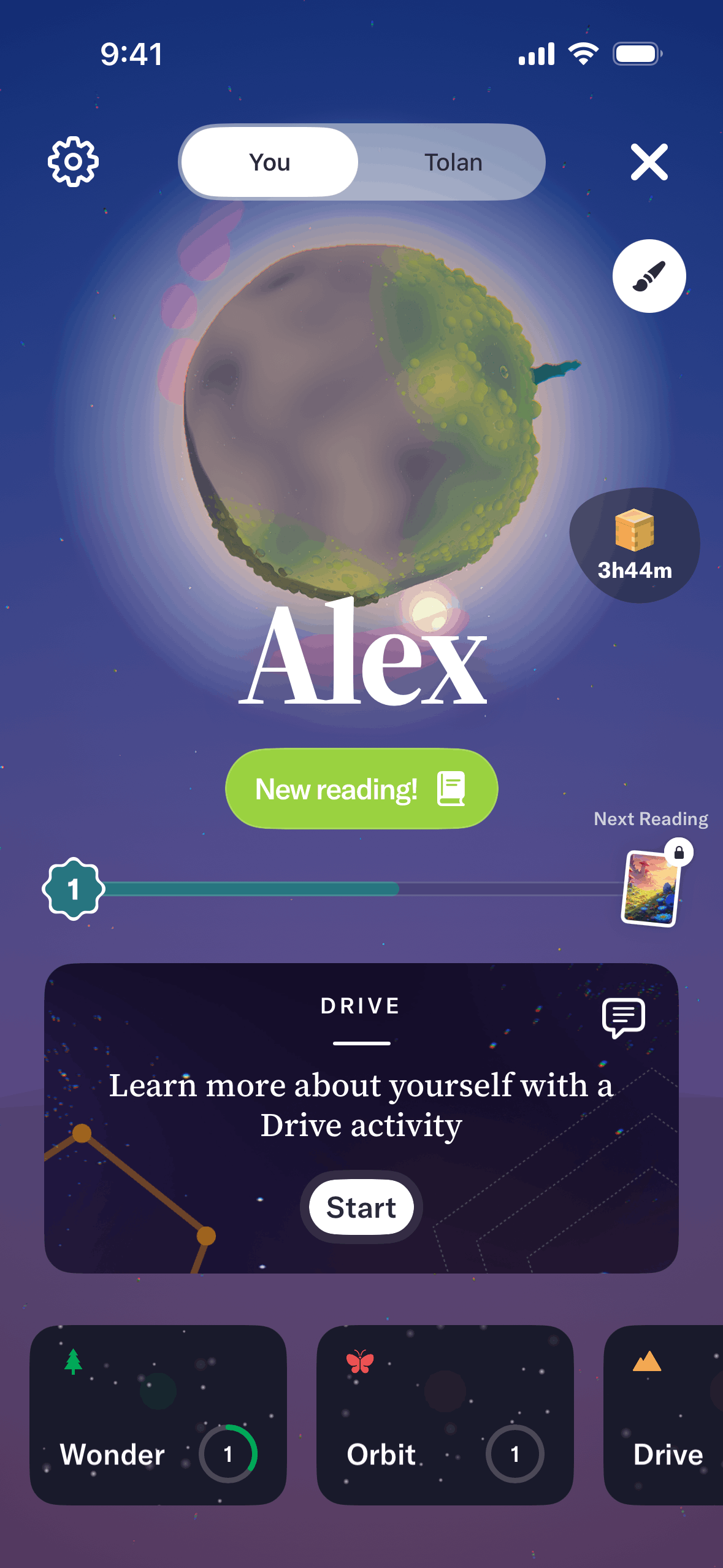 Tolan iOS AI interface screenshot 2
