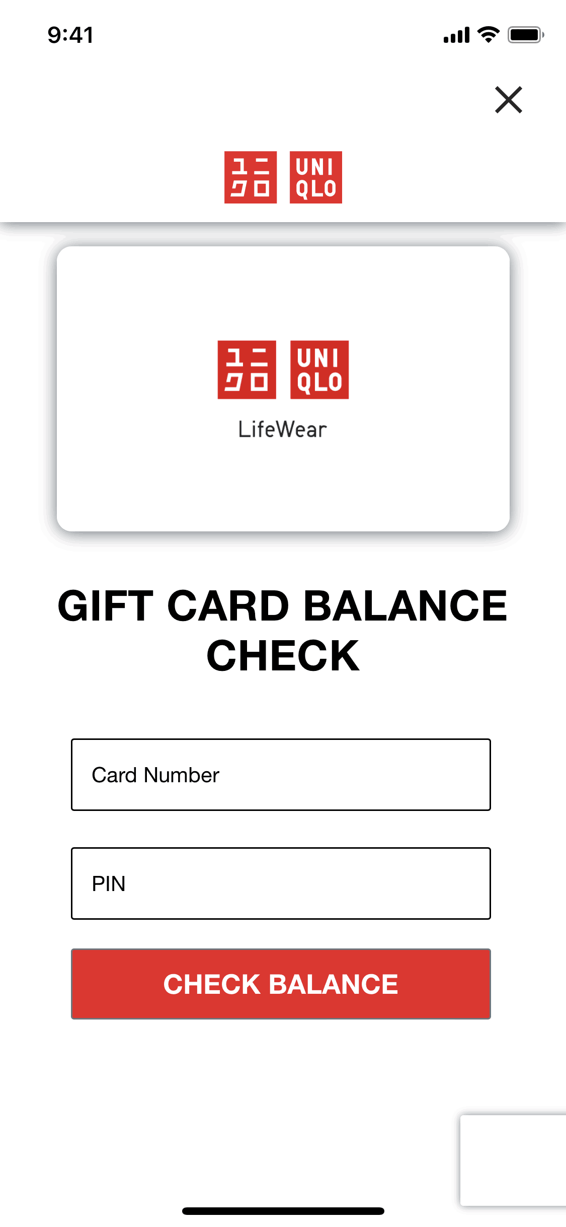 UNIQLO iOS Shopping interface screenshot 24