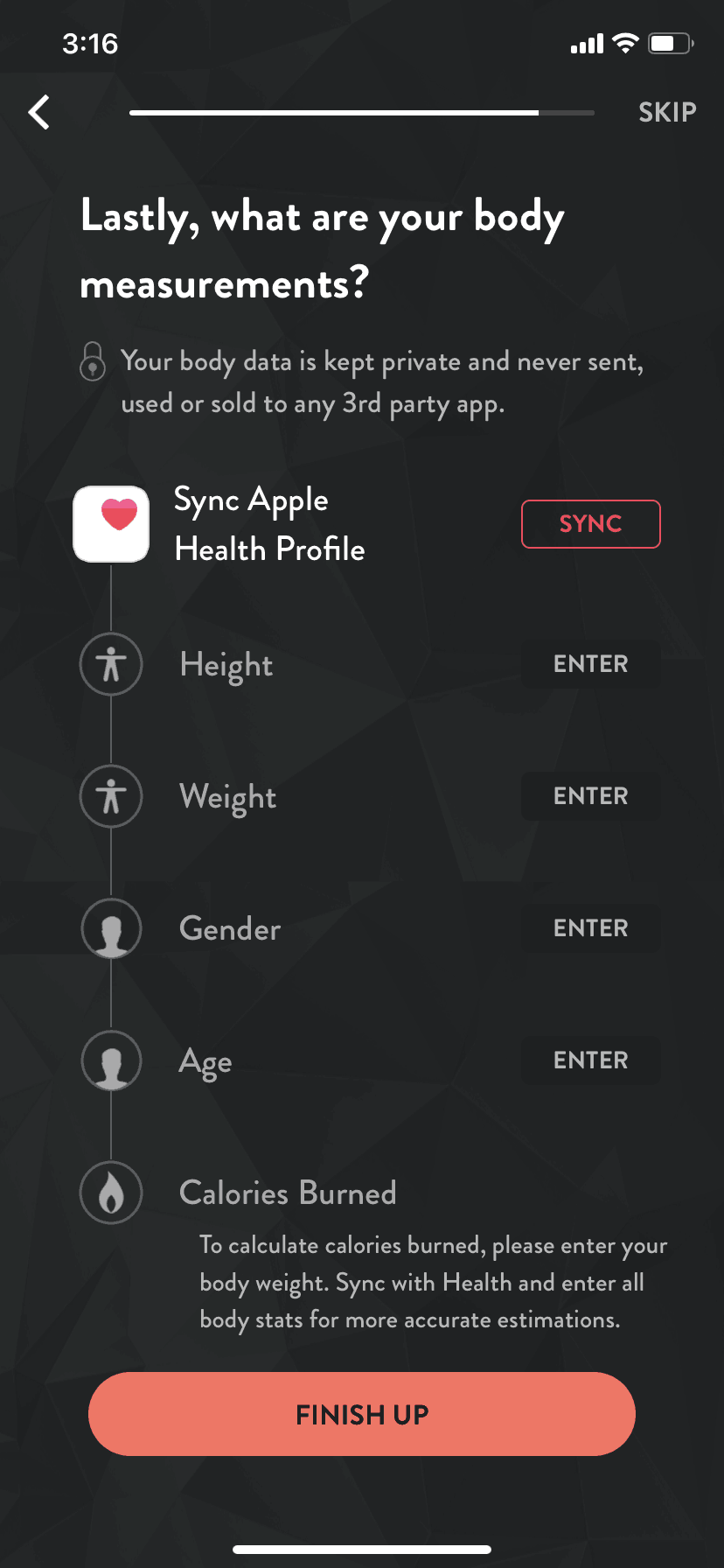 Fitbod iOS Health & Fitness interface screenshot 15