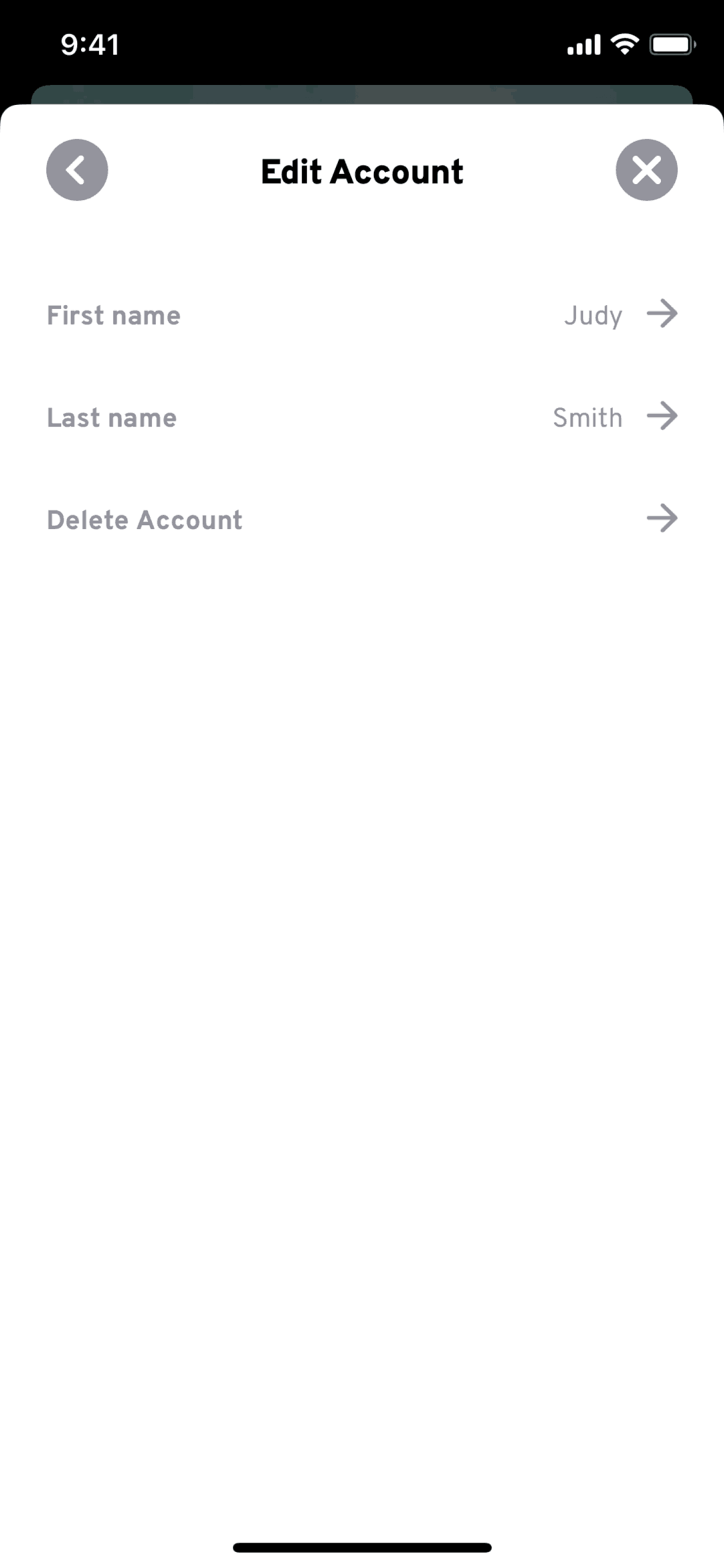 Klima iOS Lifestyle interface screenshot 15