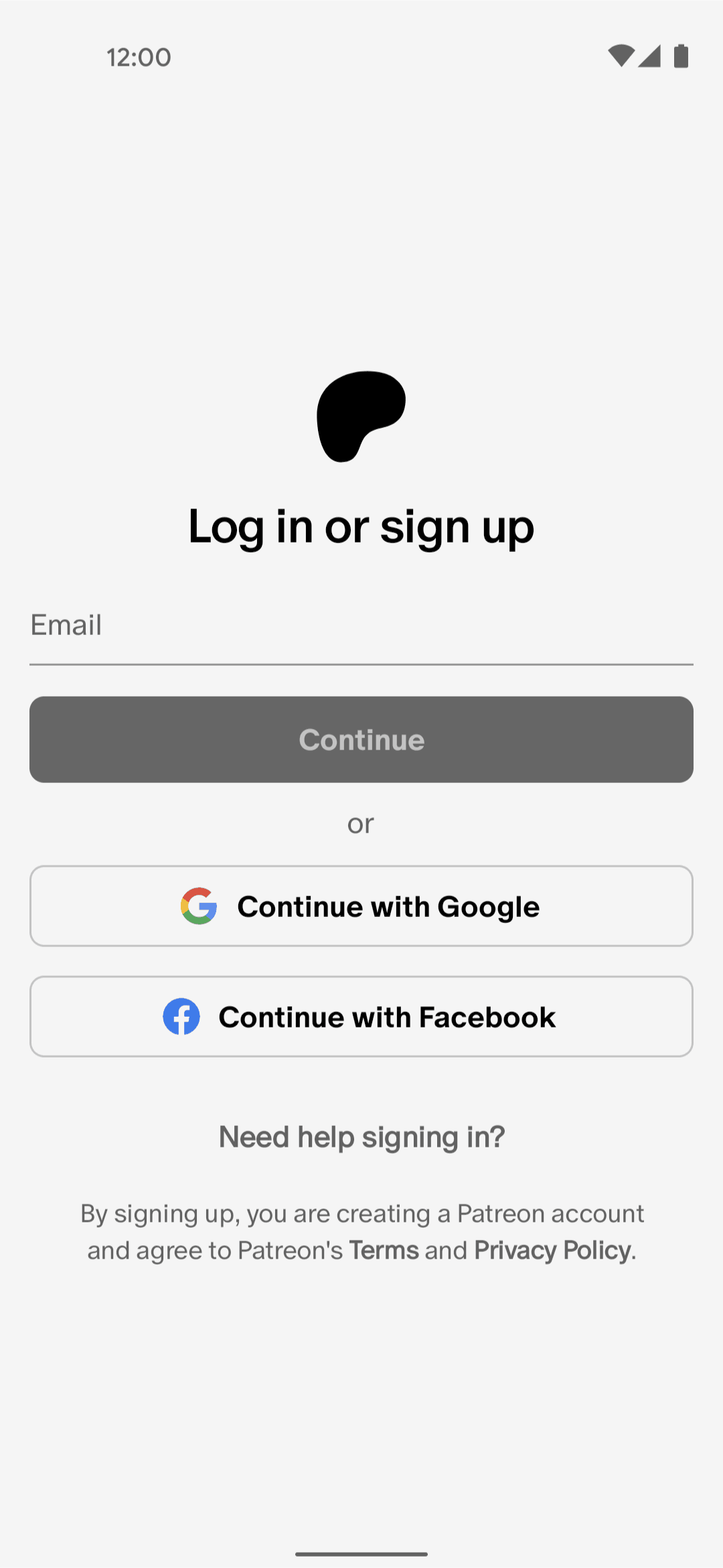 Patreon Android Social Networking interface screenshot 4