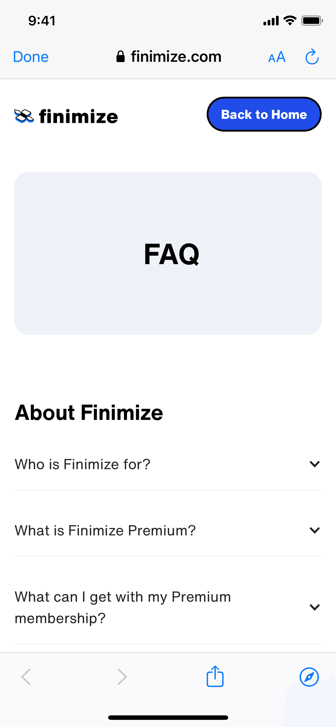 Finimize iOS Finance interface screenshot 22