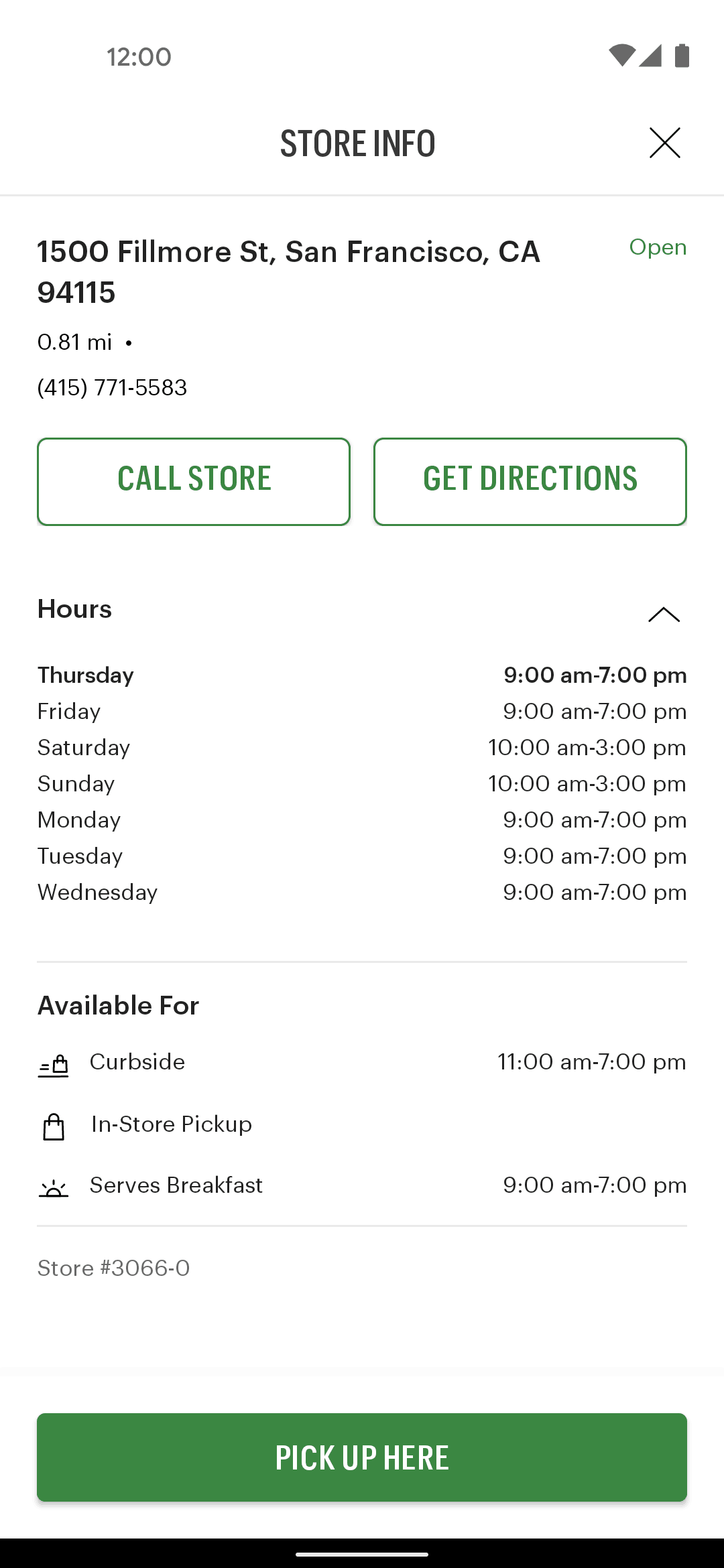 Subway Android Food & Drink interface screenshot 24