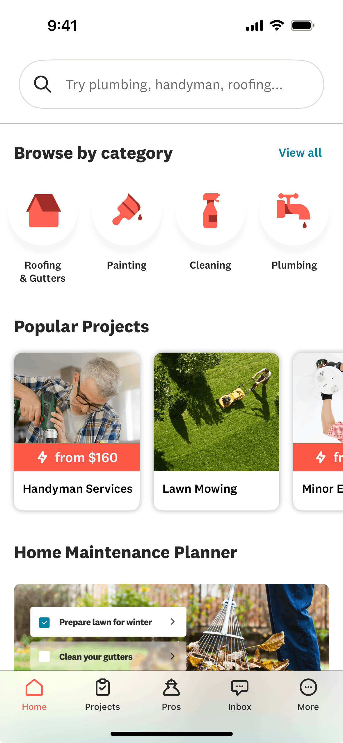 Angi iOS Lifestyle interface screenshot 6
