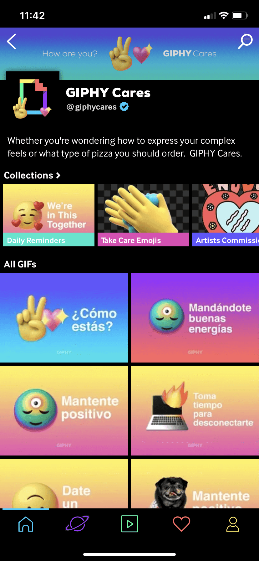 GIPHY iOS Photo & Video interface screenshot 8